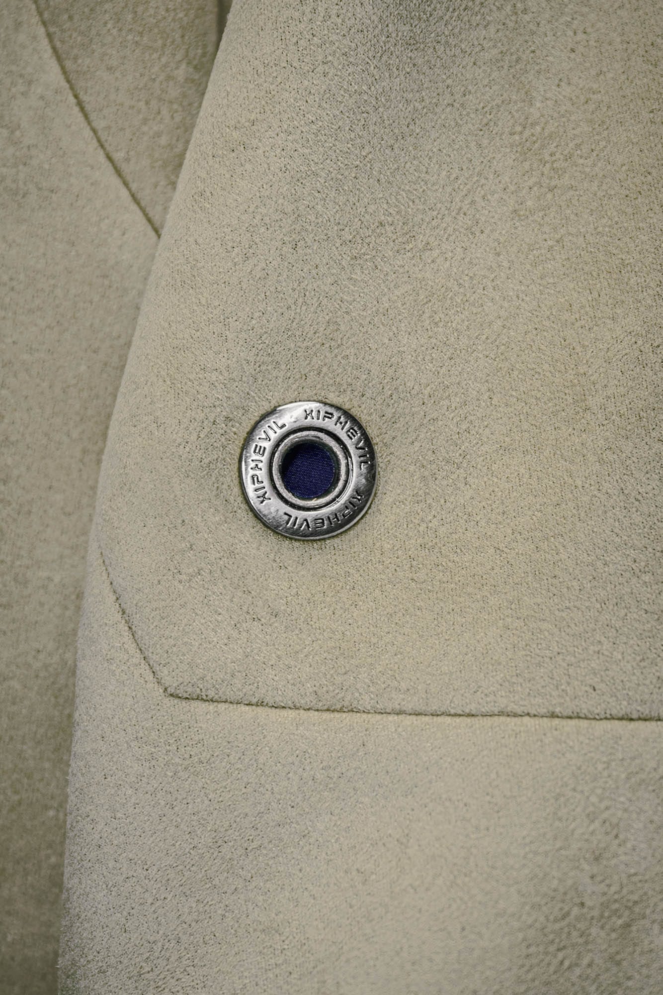 XIPHEVIL Deconstructed Utility Faux Suede Daoist Robe Sand-L/S Tee-XS-Free Shipping Leatheretro