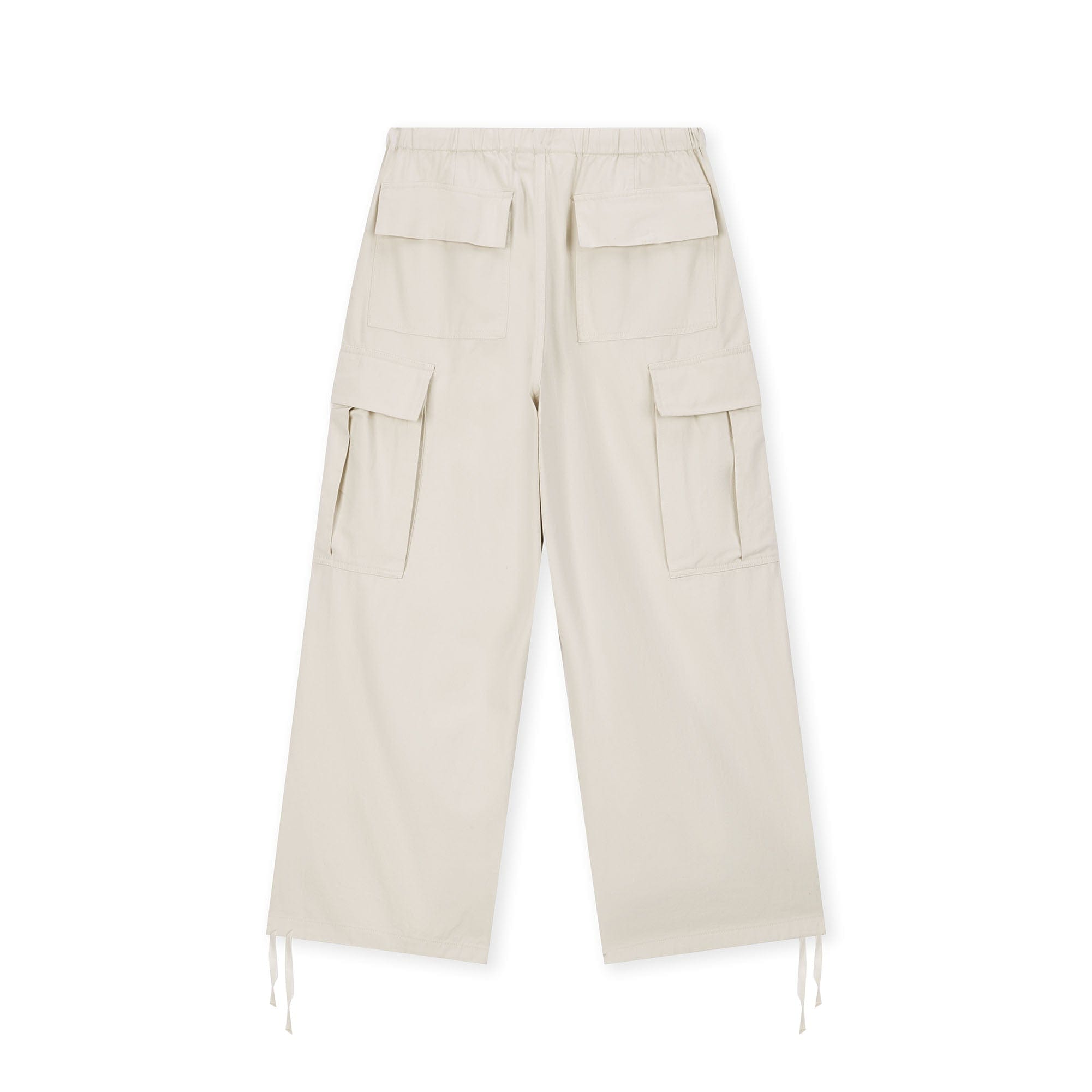 BONELESS Pleated Big Pocket Drawstring Cargo-Pants-S-Brown-Free Shipping Leatheretro