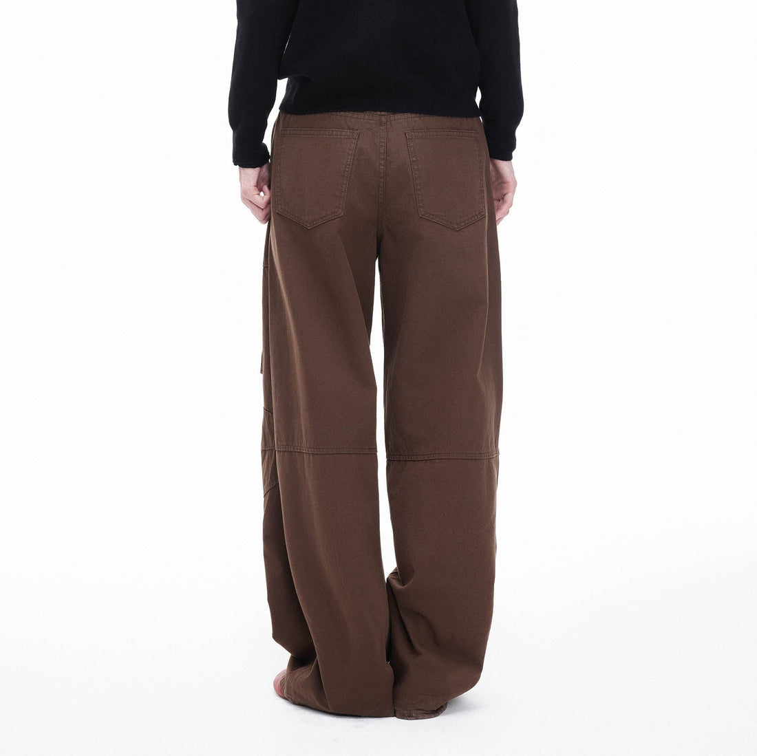 ARTIFICIAL WORLD Zip-Hem Multi-Pocket Wide-Leg Cargo-Jeans-S-Free Shipping Leatheretro