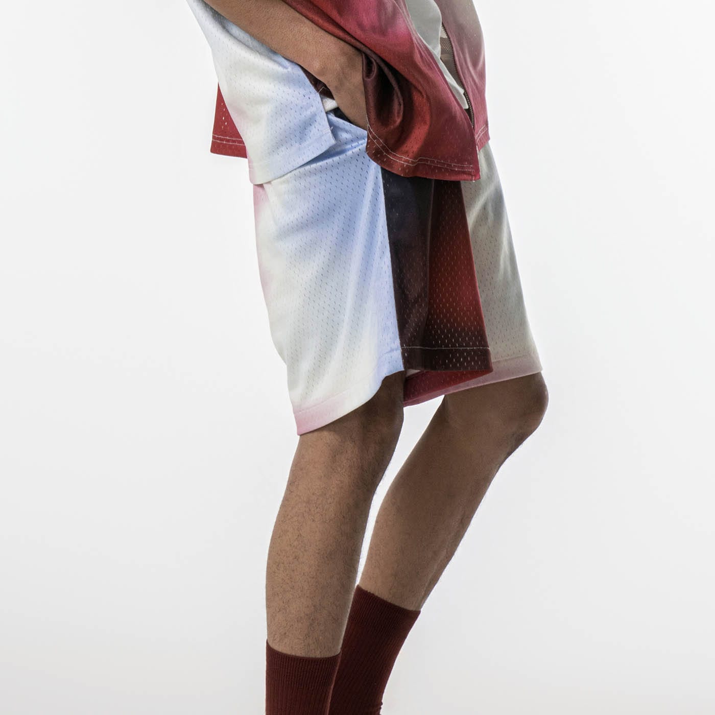 REDH Blazing Gradient Mesh Shorts-Shorts-S-Free Shipping Leatheretro