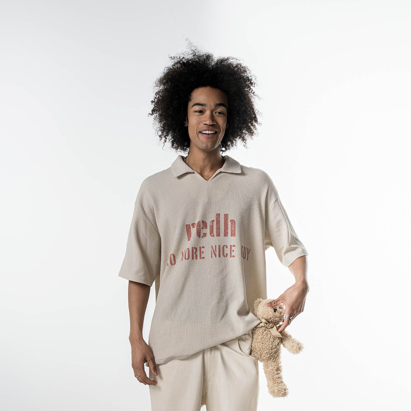 REDH No More Nice Guy Polo Tee-T Shirt-S-Free Shipping Leatheretro