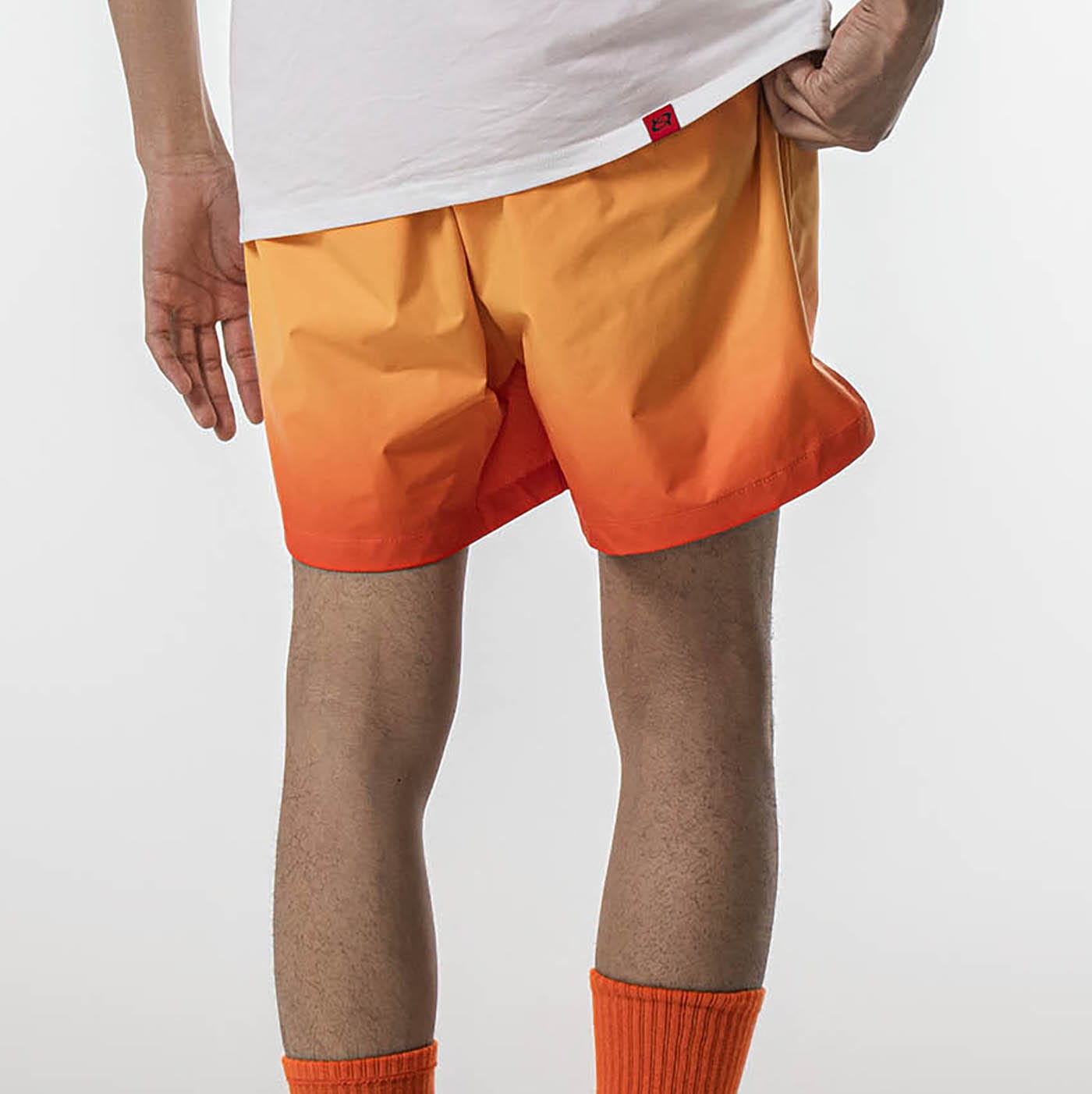REDH High-Heat Gradient Drawstring Shorts-Shorts-M-Free Shipping Leatheretro