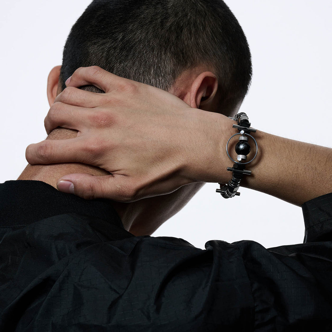 ILLUSORY Blackhole Mech Bracelet-Bracelet-Standard (7.5 INCHES - 10.2 INCHES)-Free Shipping Leatheretro