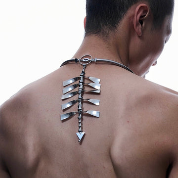 ILLUSORY Spine Necklace-Necklace-One Size-Free Shipping Leatheretro