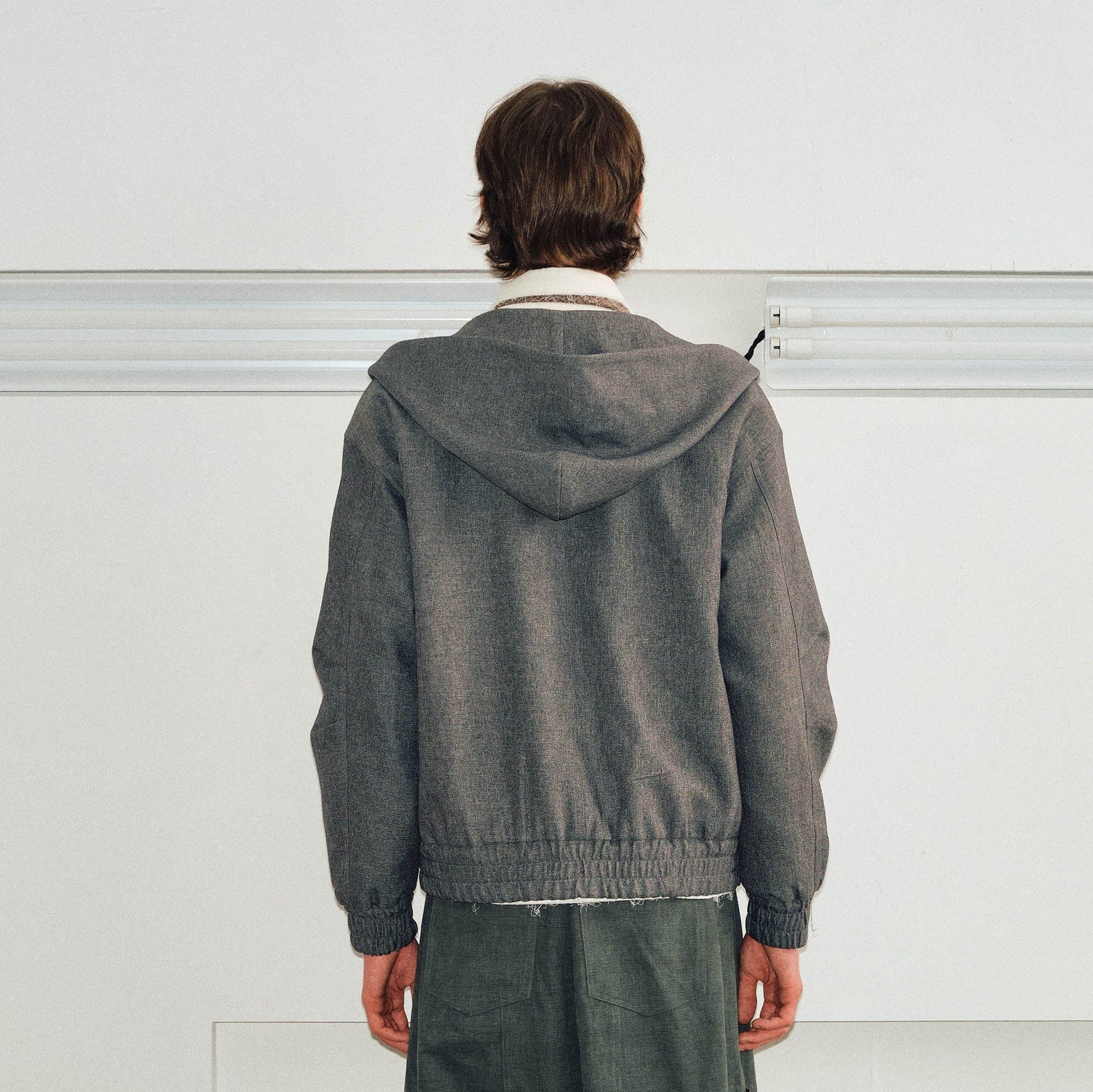 KREATE Layered Hooded Jacket-Jacket-S-Free Shipping Leatheretro