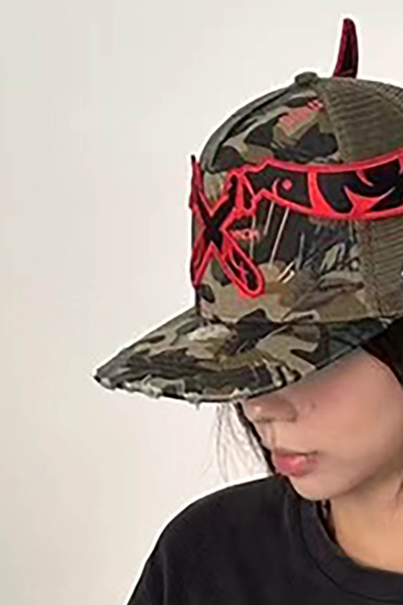DND4DES Sickle Distressed Camo Baseball Cap-Hat, Cap, Beanie-One Size-Free Shipping Leatheretro