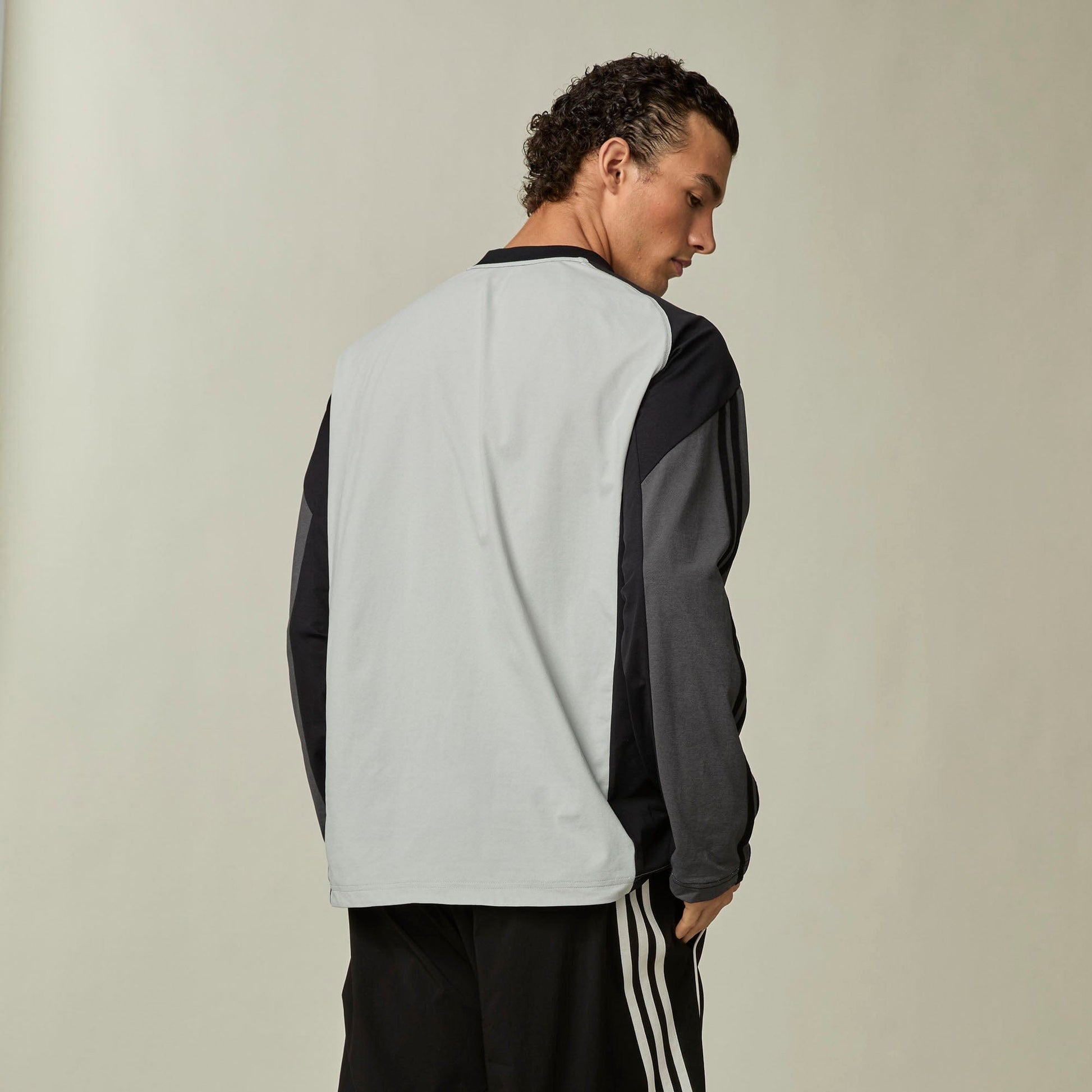UMAMIISM Contrast Half-Zip Quick-Dry Training Jersey-L/S Tee-XS-Dark Gray-Free Shipping Leatheretro