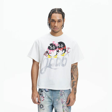 DND4DES Abstract Penguin 2006 Diamond T-Shirt-T Shirt-S-Free Shipping Leatheretro