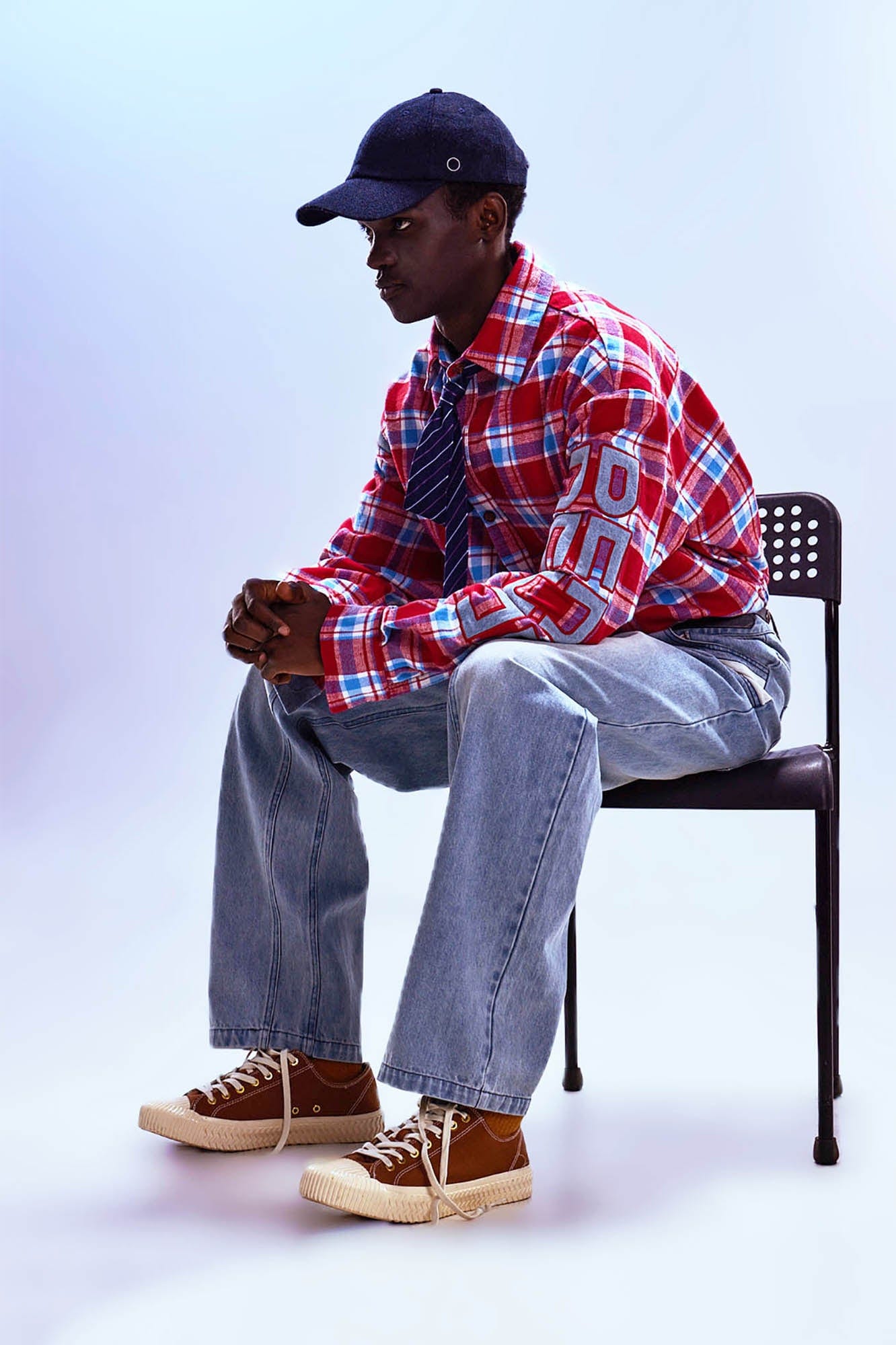REDH Retro Plaid Patchwork Shirt-Shirt-M-Free Shipping Leatheretro