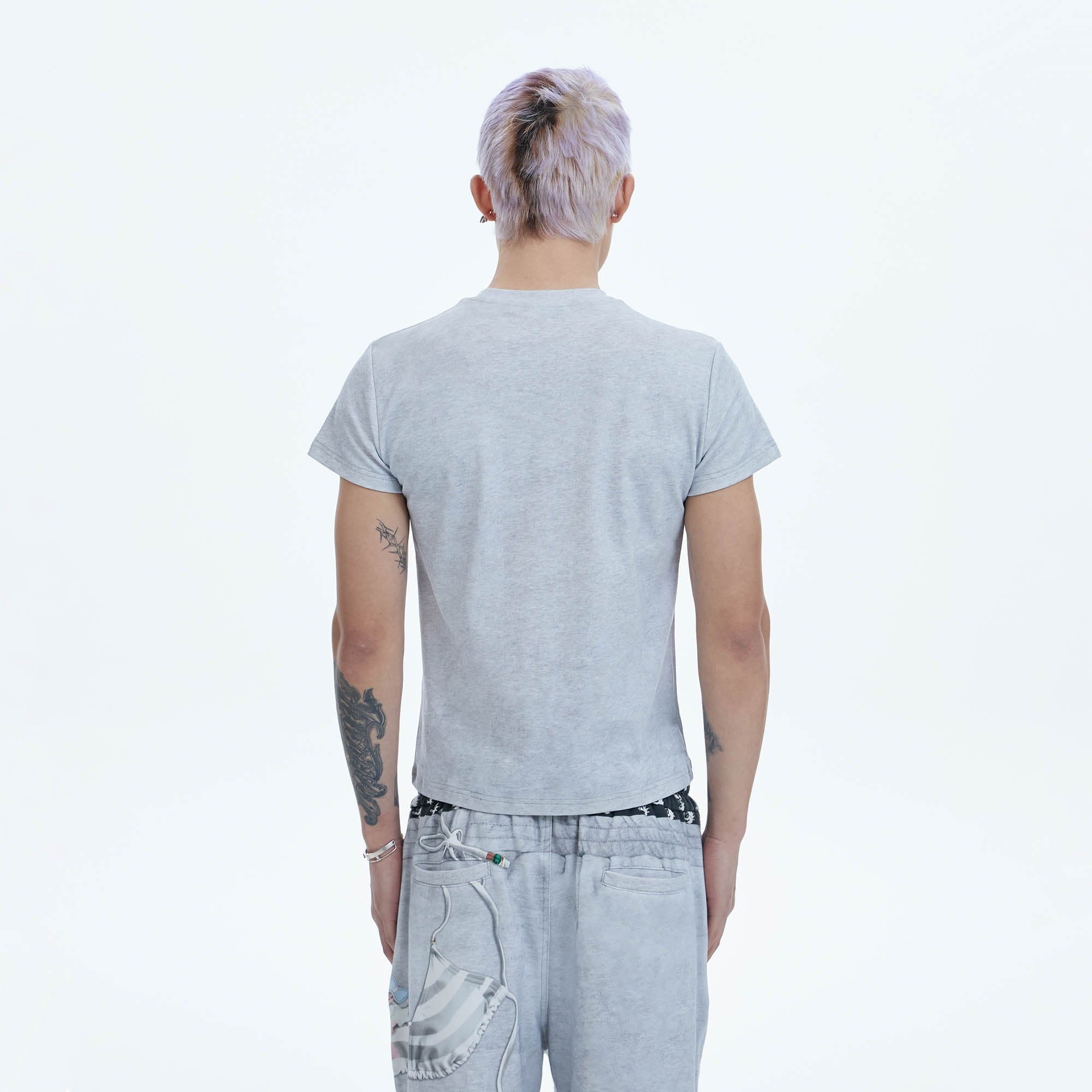 DND4DES Layered-Chain Graphic T-Shirt-T Shirt-S-White-Free Shipping Leatheretro