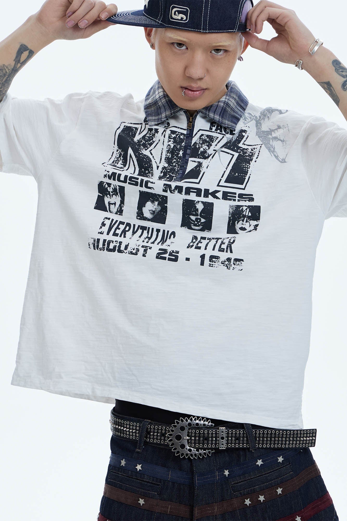 DND4DES KISS Band Polo T-Shirt-T Shirt-S-Free Shipping Leatheretro