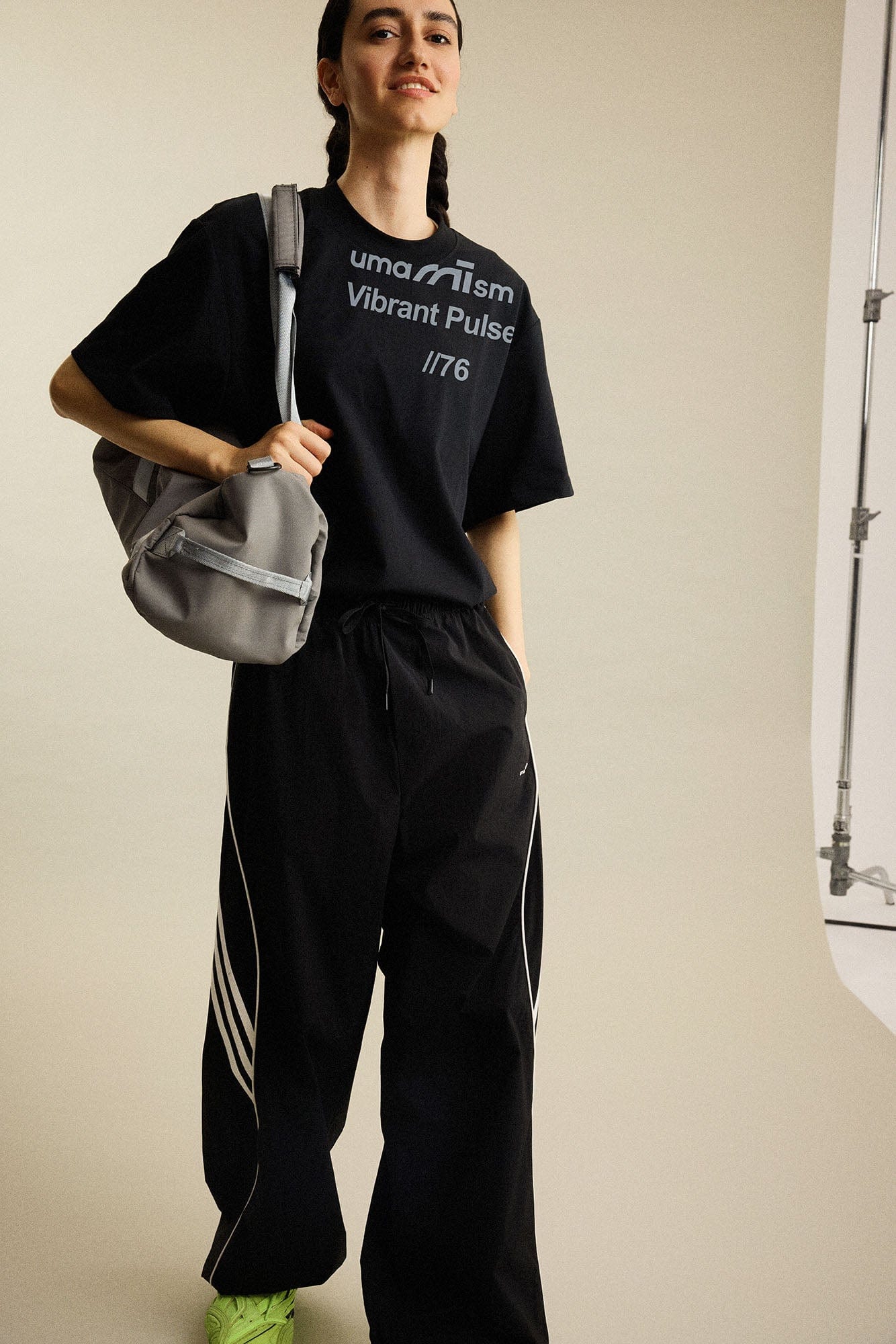 UMAMIISM Contrast Slogan Cooling T-Shirt-T Shirt-XS-Free Shipping Leatheretro