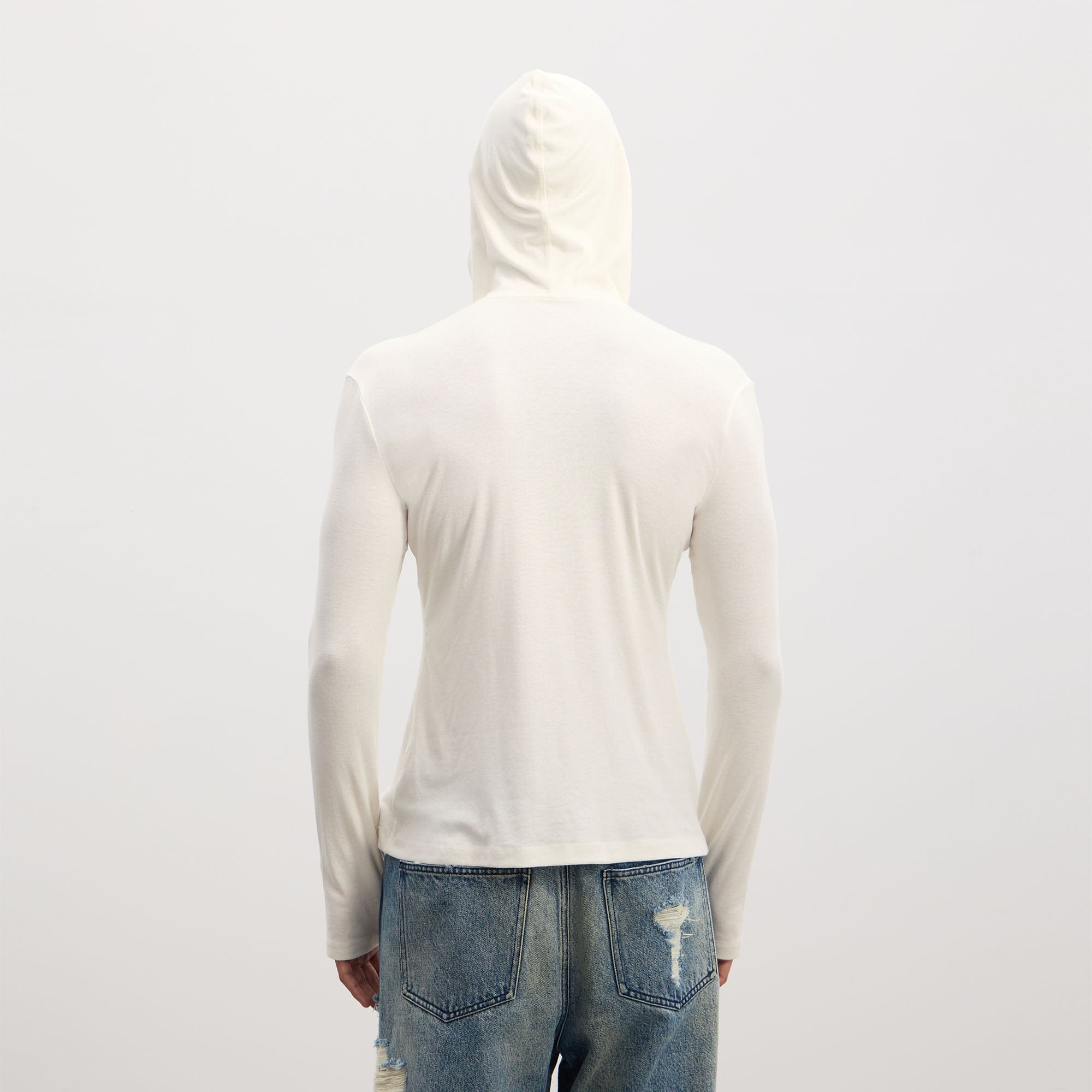 DND4DES Gothic Graphic Slim Zip-Up Hoodie-Hoodie-S-Gray-Free Shipping Leatheretro