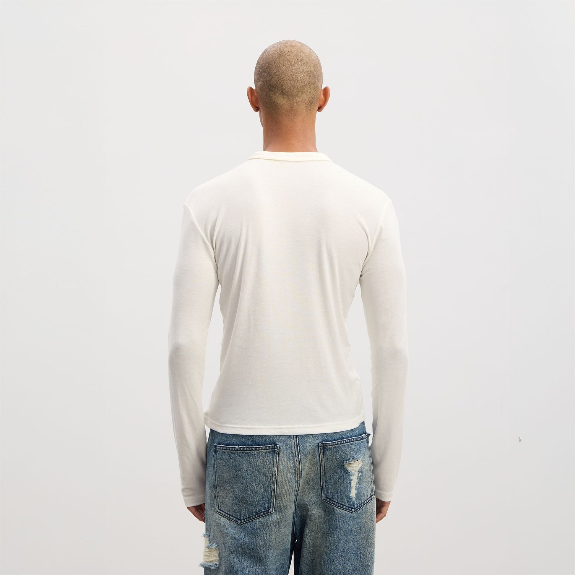 DND4DES Eye of Horus Henley Long-Sleeve Tee-L/S Tee-S-Free Shipping Leatheretro