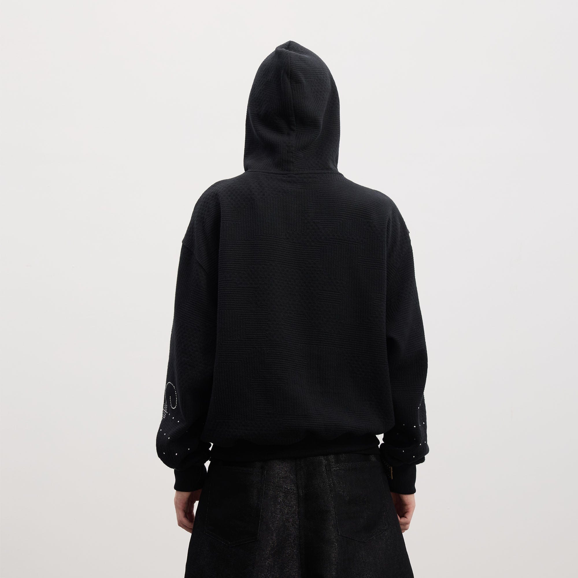 DND4DES Virgin Mary Graphic Rhinestone Hoodie-Hoodie-S (Preorder)-Black-Free Shipping Leatheretro