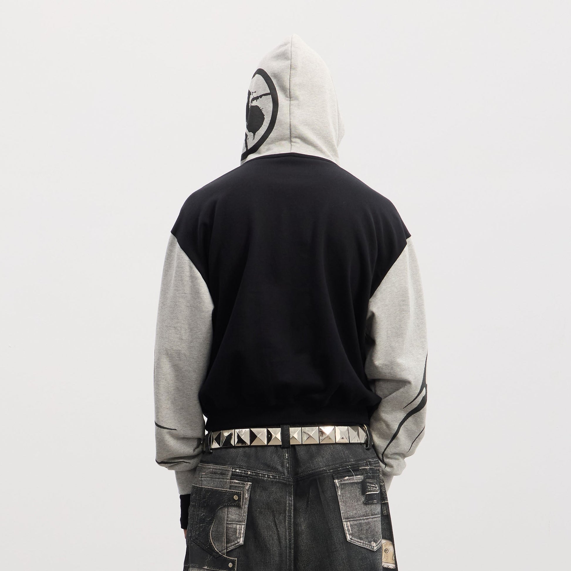 DND4DES Rockstar Full-Print Contrast Hoodie-Hoodie-S-Free Shipping Leatheretro