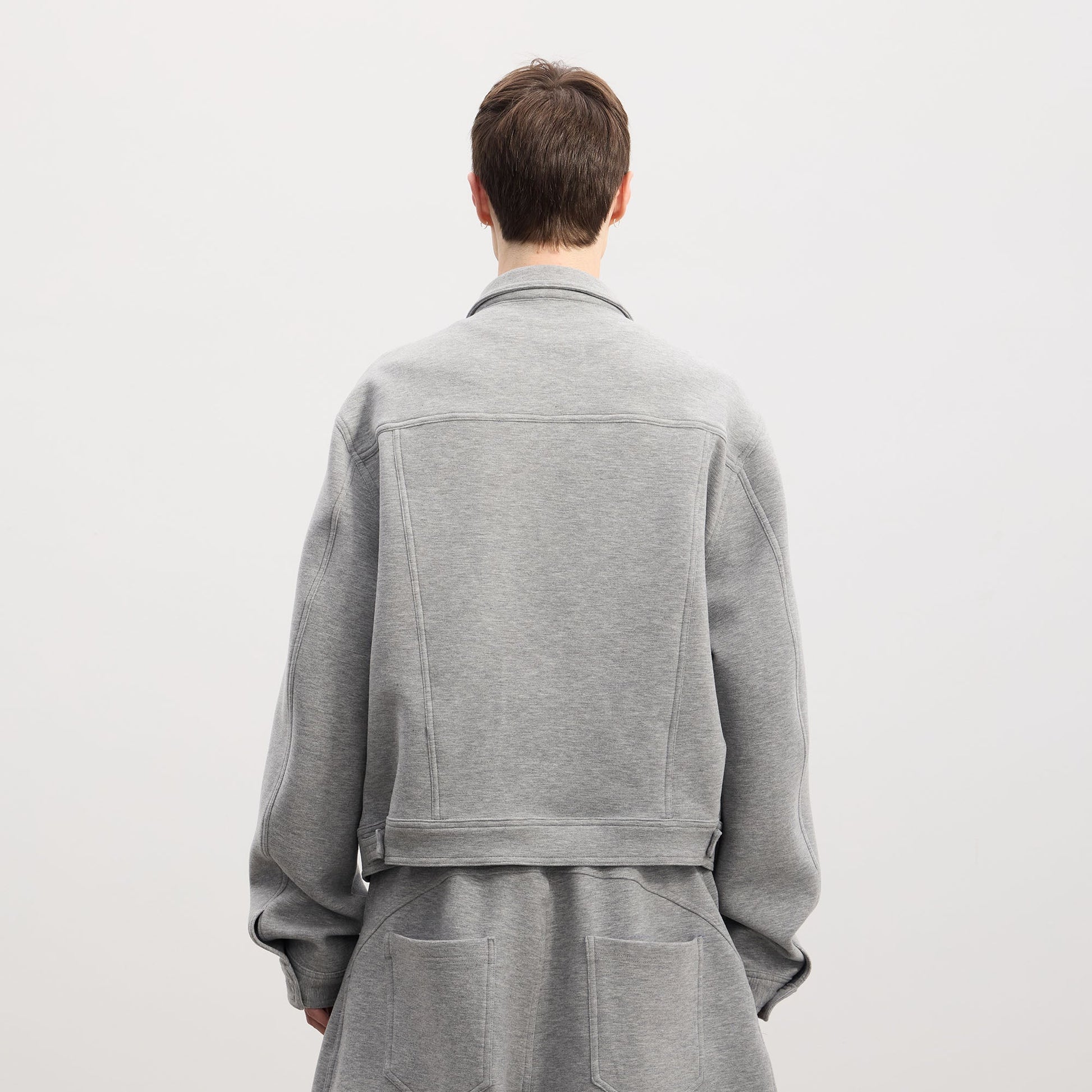 DND4DES Wool-Blend Button-Up Utility Jacket-Jacket-S-Light Gray-Free Shipping Leatheretro