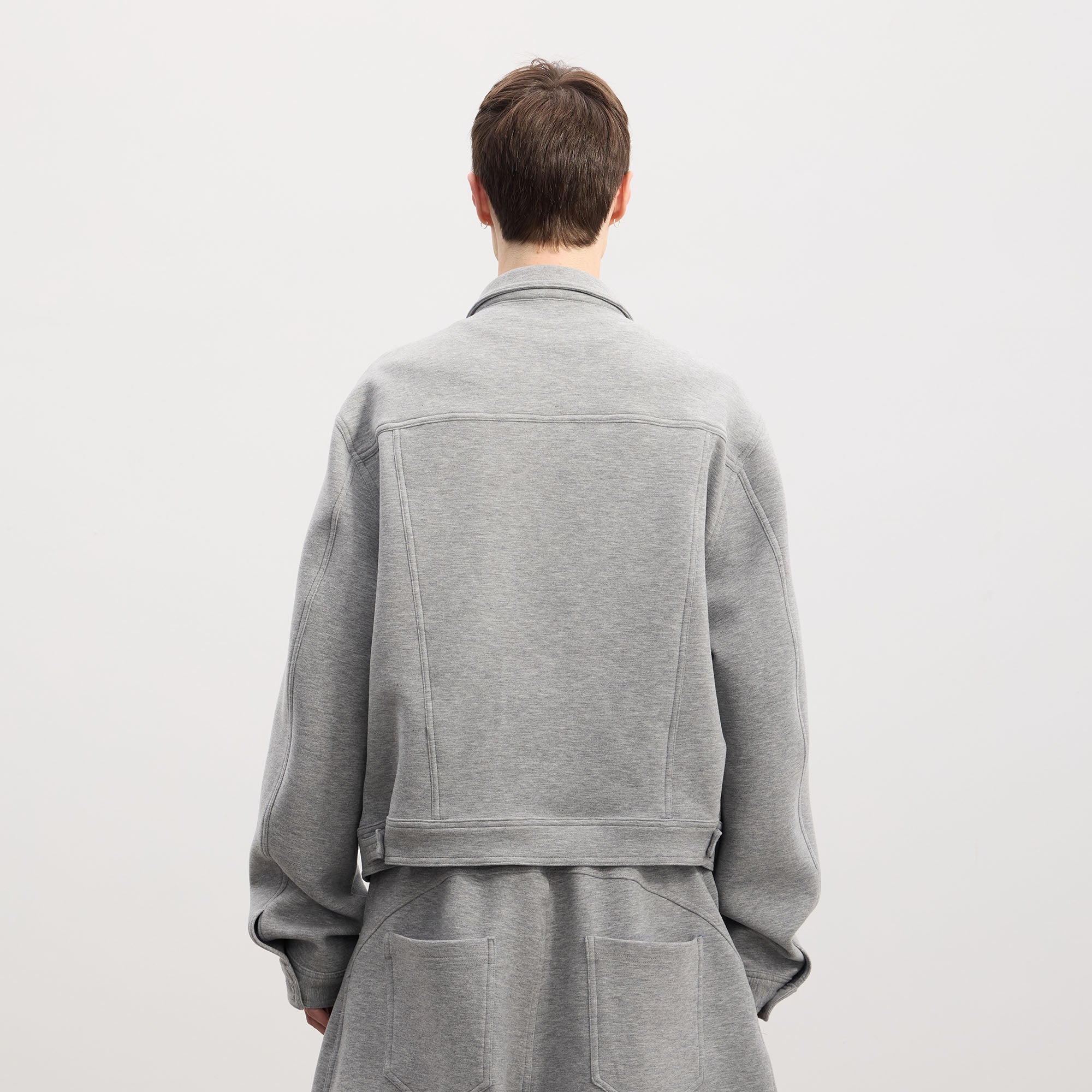 DND4DES Wool-Blend Button-Up Utility Jacket-Jacket-S-Light Gray-Free Shipping Leatheretro