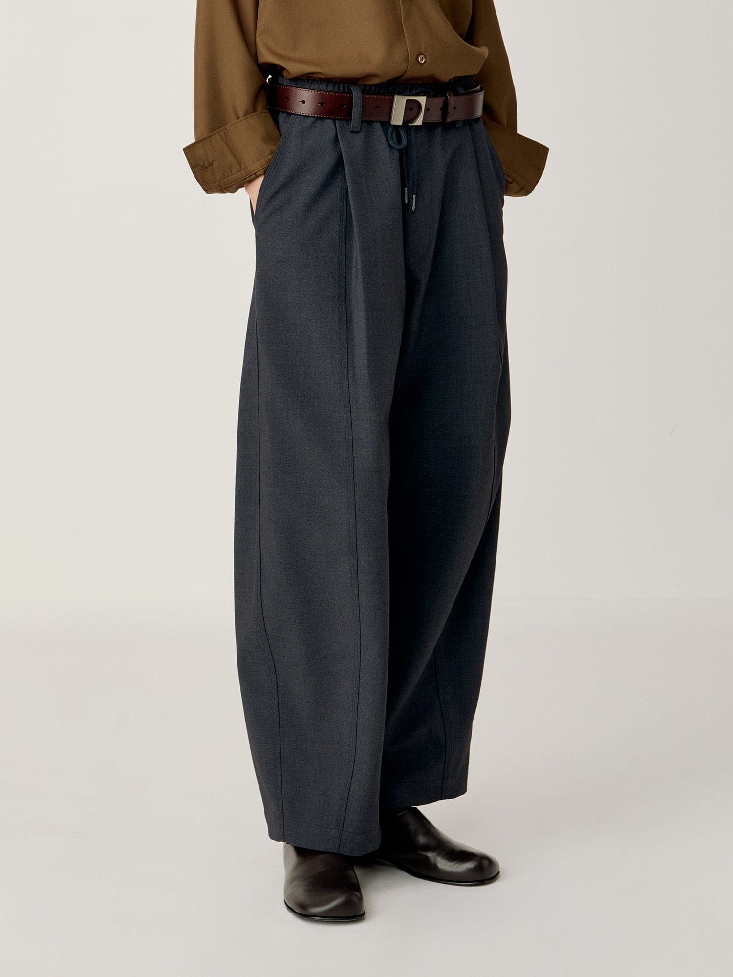 OPICLOTH Classic Drawstring Ankle Pants-Pants-XS (preorder)-Free Shipping Leatheretro