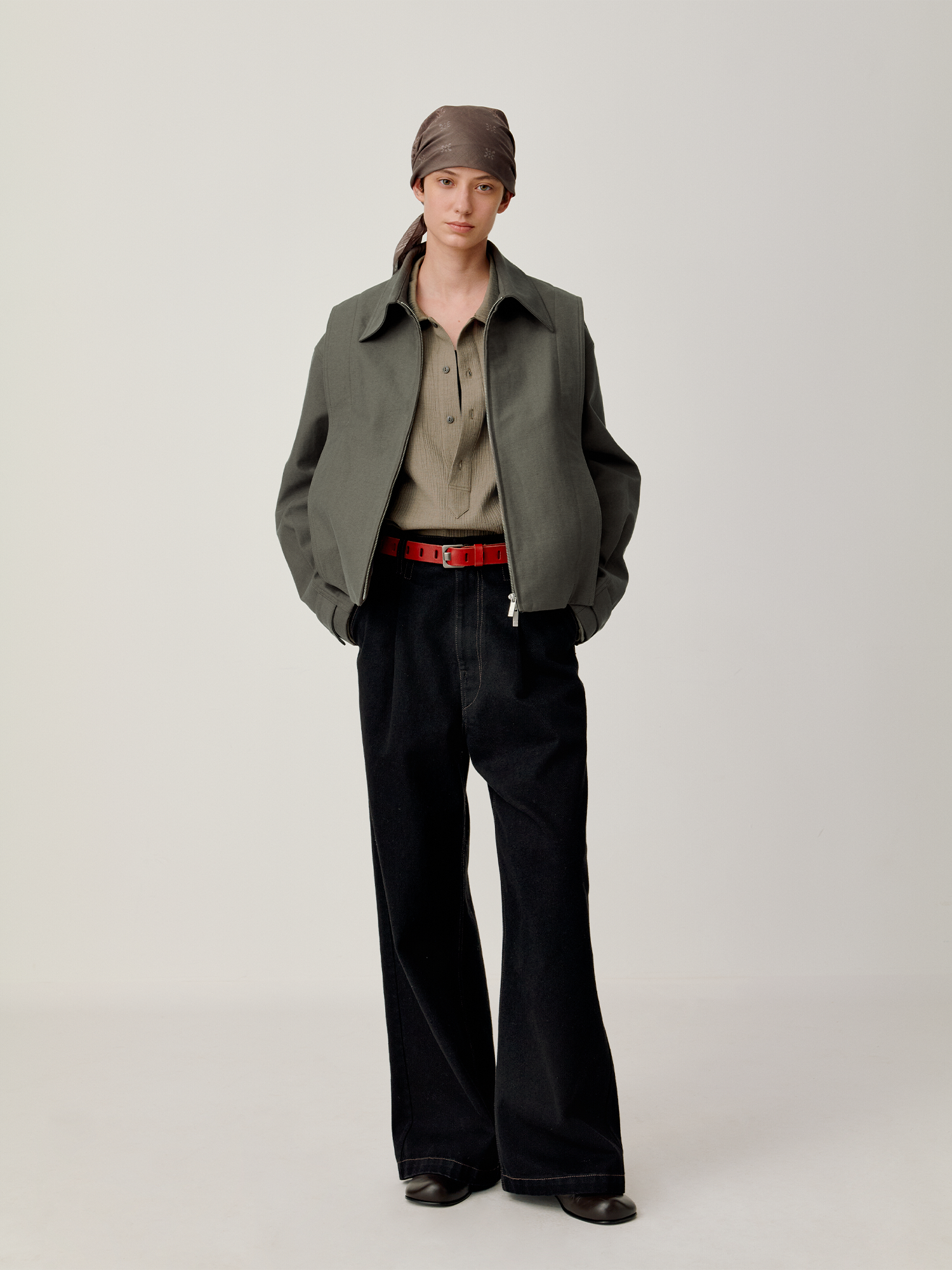 OPICLOTH Essential Structured Layered Double-Zip Jacket-Jacket-XS-Free Shipping Leatheretro