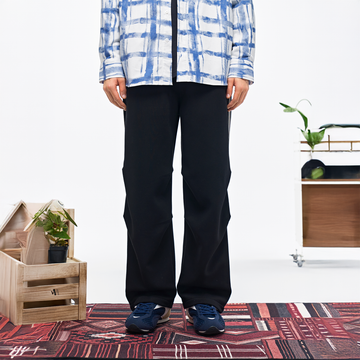 OVERLAPS Striped Panel Track Pants-Pants-S-Free Shipping Leatheretro