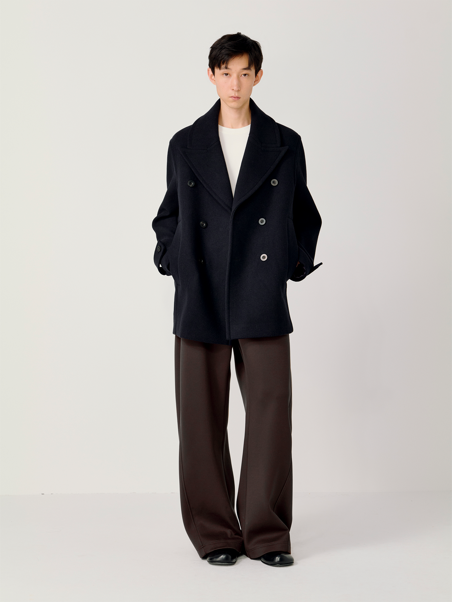 OPICLOTH Classic Wool-Blend Double-Breasted Coat-Jacket-S-Free Shipping Leatheretro