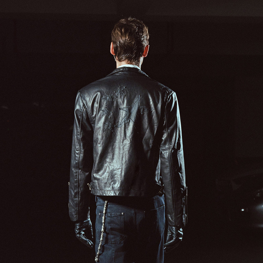 RICHILL Multi-Zipper Leather Cropped Jacket-Jacket-S-Free Shipping Leatheretro