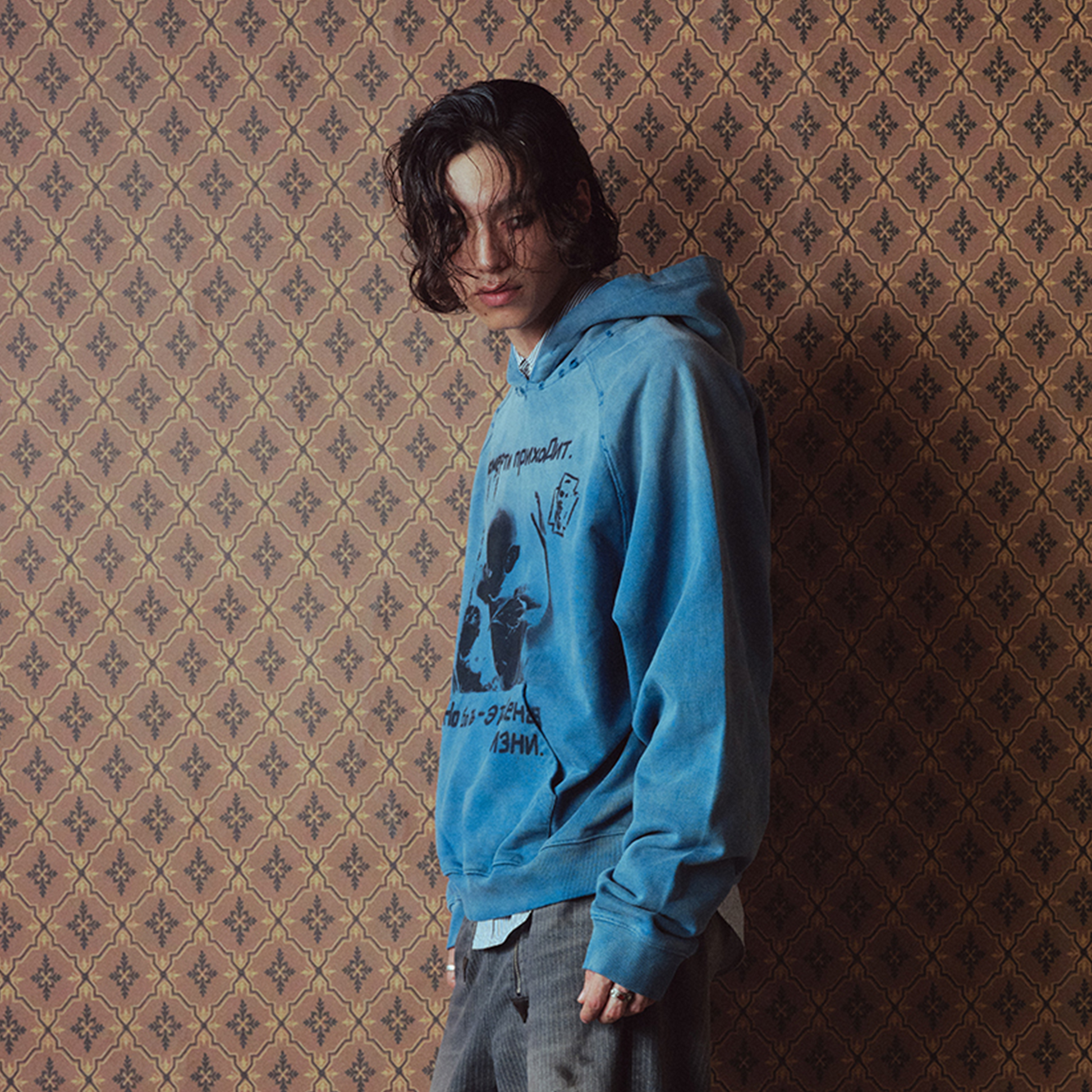 RICHILL Washed Vampire Graphic Hoodie-Hoodie-S-Free Shipping Leatheretro