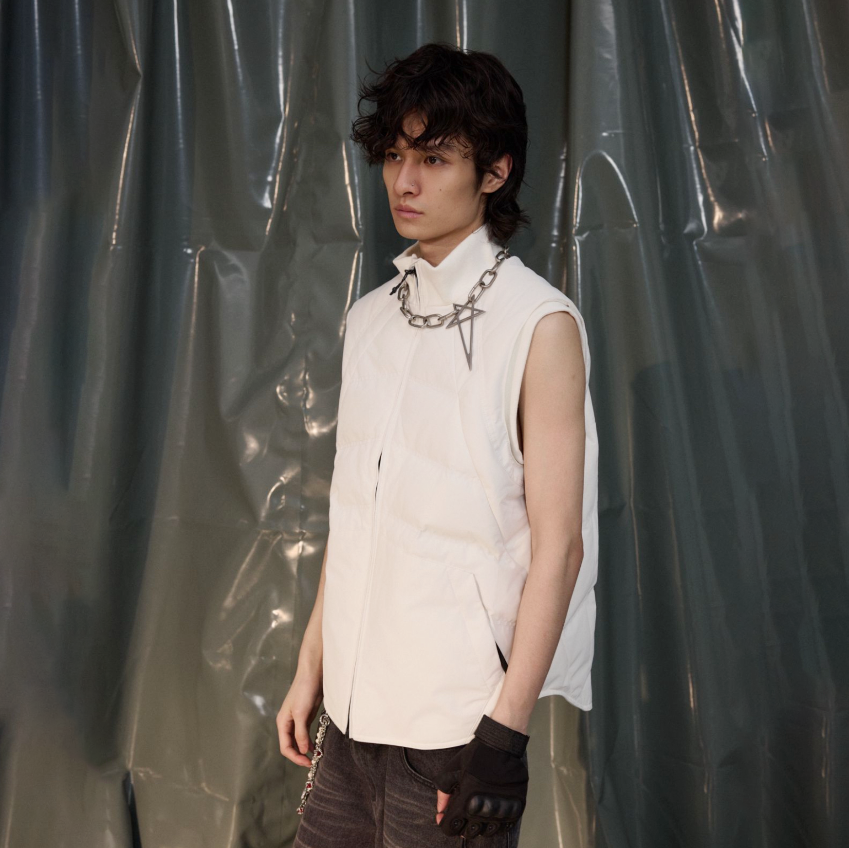 RECOVER ZONE Essential Windproof Down Vest-Vest-S-White-Free Shipping Leatheretro