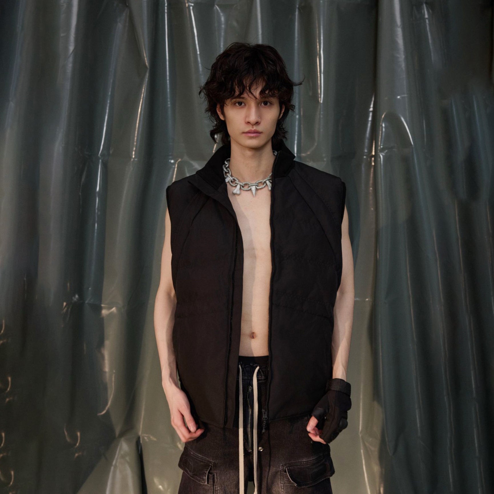 RECOVER ZONE Essential Windproof Down Vest-Vest-S-White-Free Shipping Leatheretro