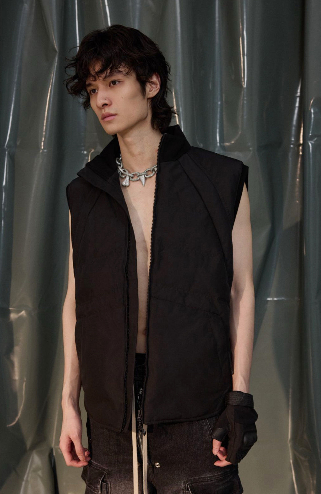 RECOVER ZONE Essential Windproof Down Vest-Vest-S-White-Free Shipping Leatheretro