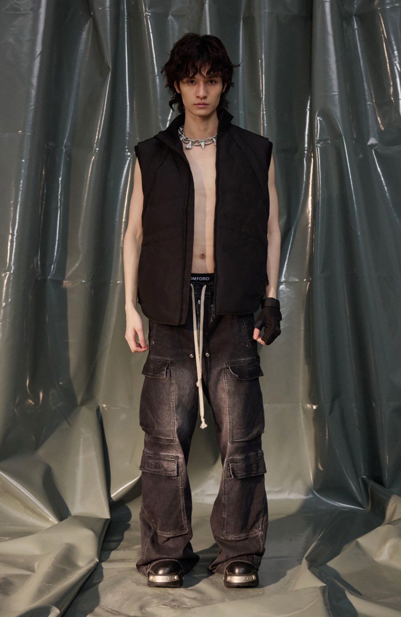 RECOVER ZONE Essential Windproof Down Vest-Vest-S-White-Free Shipping Leatheretro