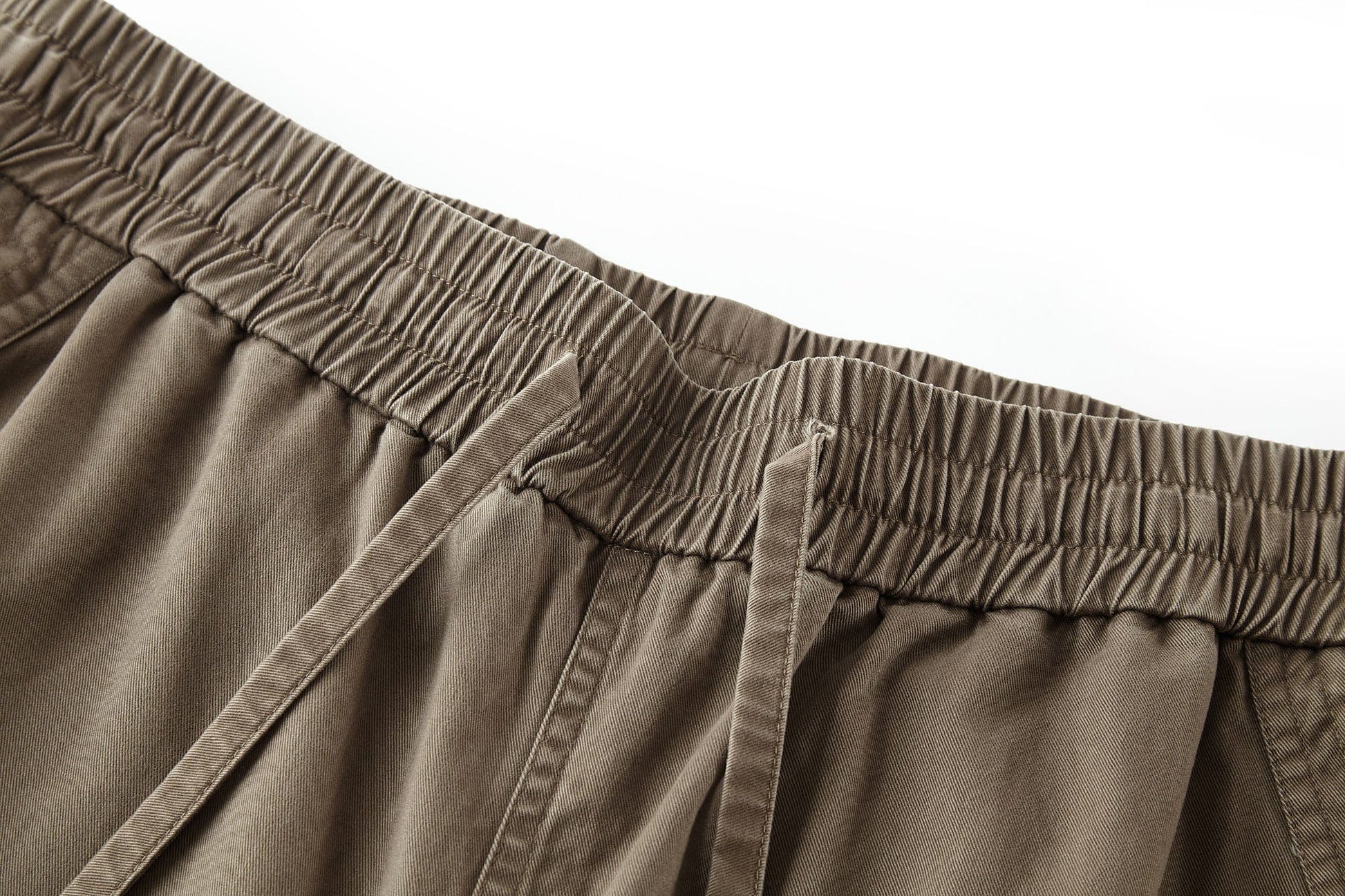 BONELESS Multi-Pocket Pleated Knee Drawstring Pants-Pants-S-Free Shipping Leatheretro