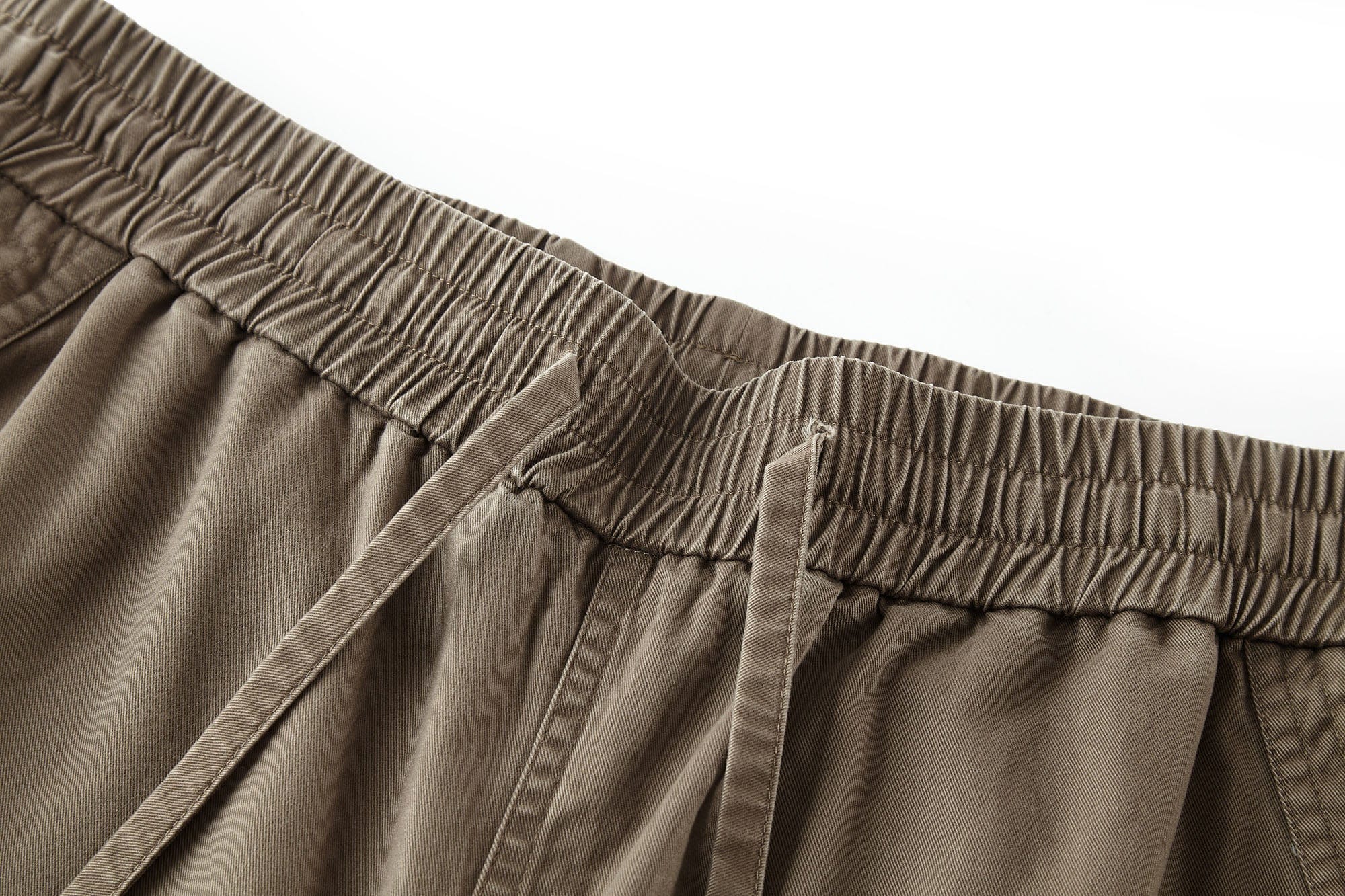 BONELESS Multi-Pocket Pleated Knee Drawstring Pants-Pants-S-Free Shipping Leatheretro