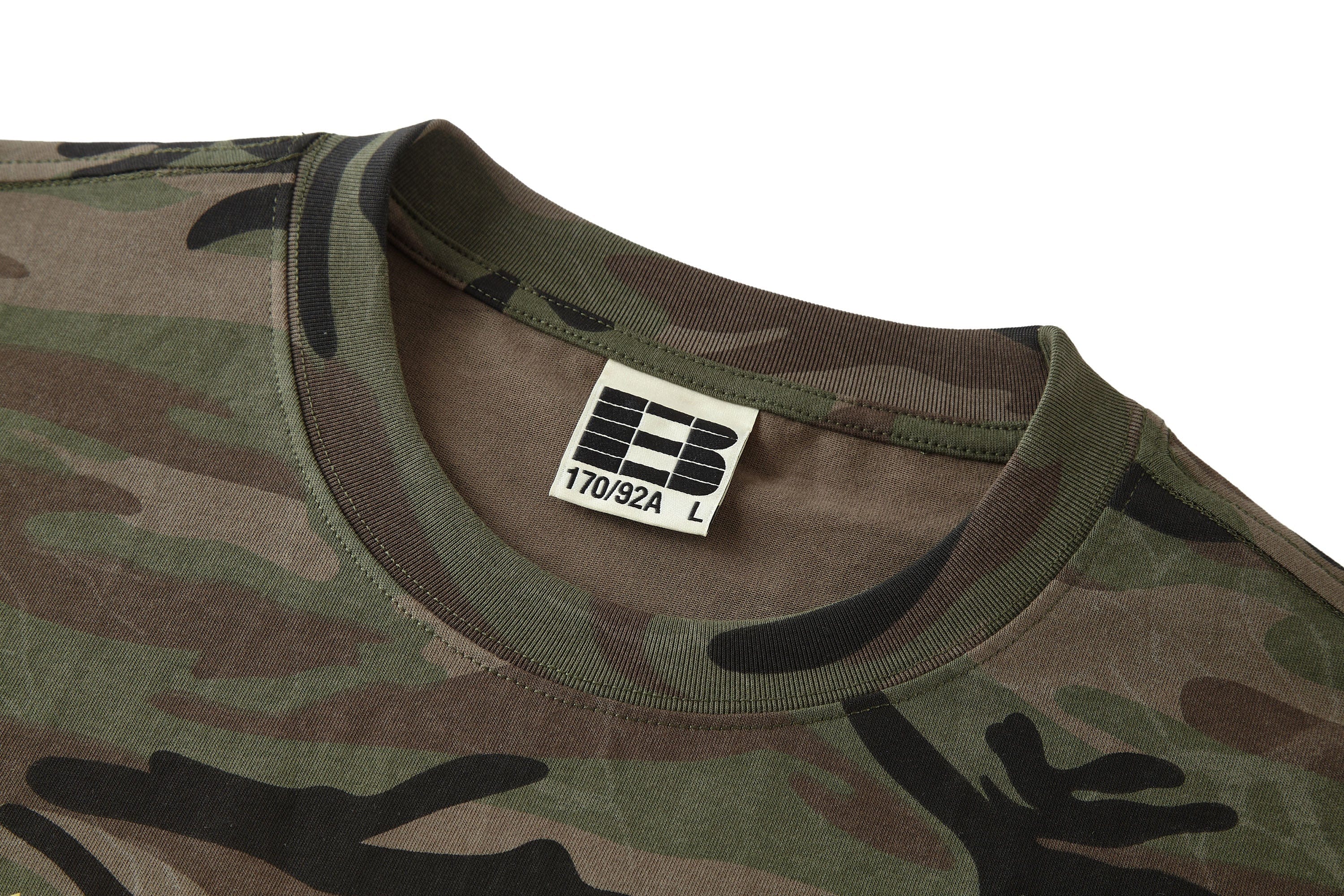 BONELESS Camo Graffiti T-Shirt-T Shirt-S-Multicolor-Free Shipping Leatheretro
