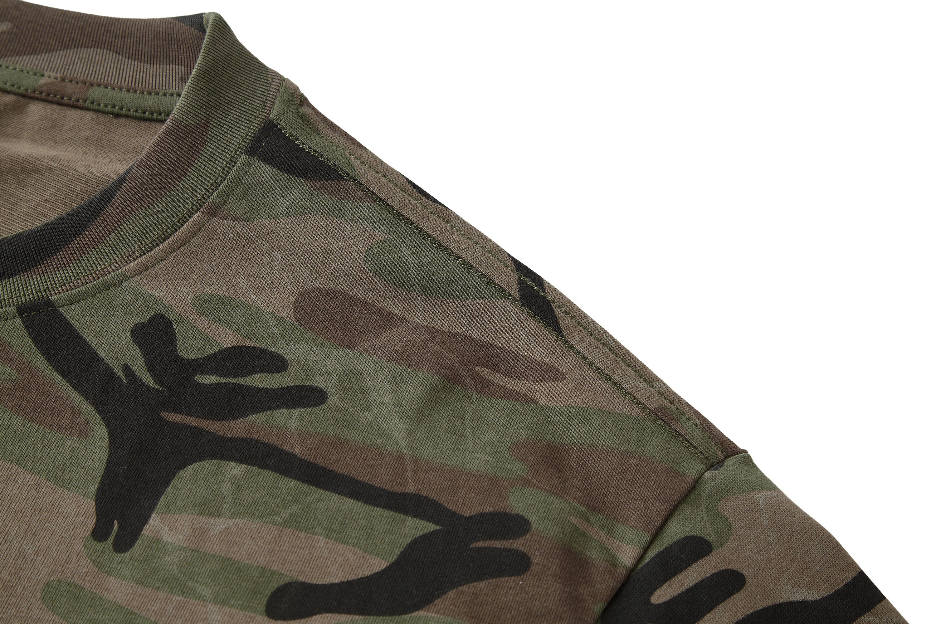 BONELESS Camo Graffiti T-Shirt-T Shirt-S-Multicolor-Free Shipping Leatheretro