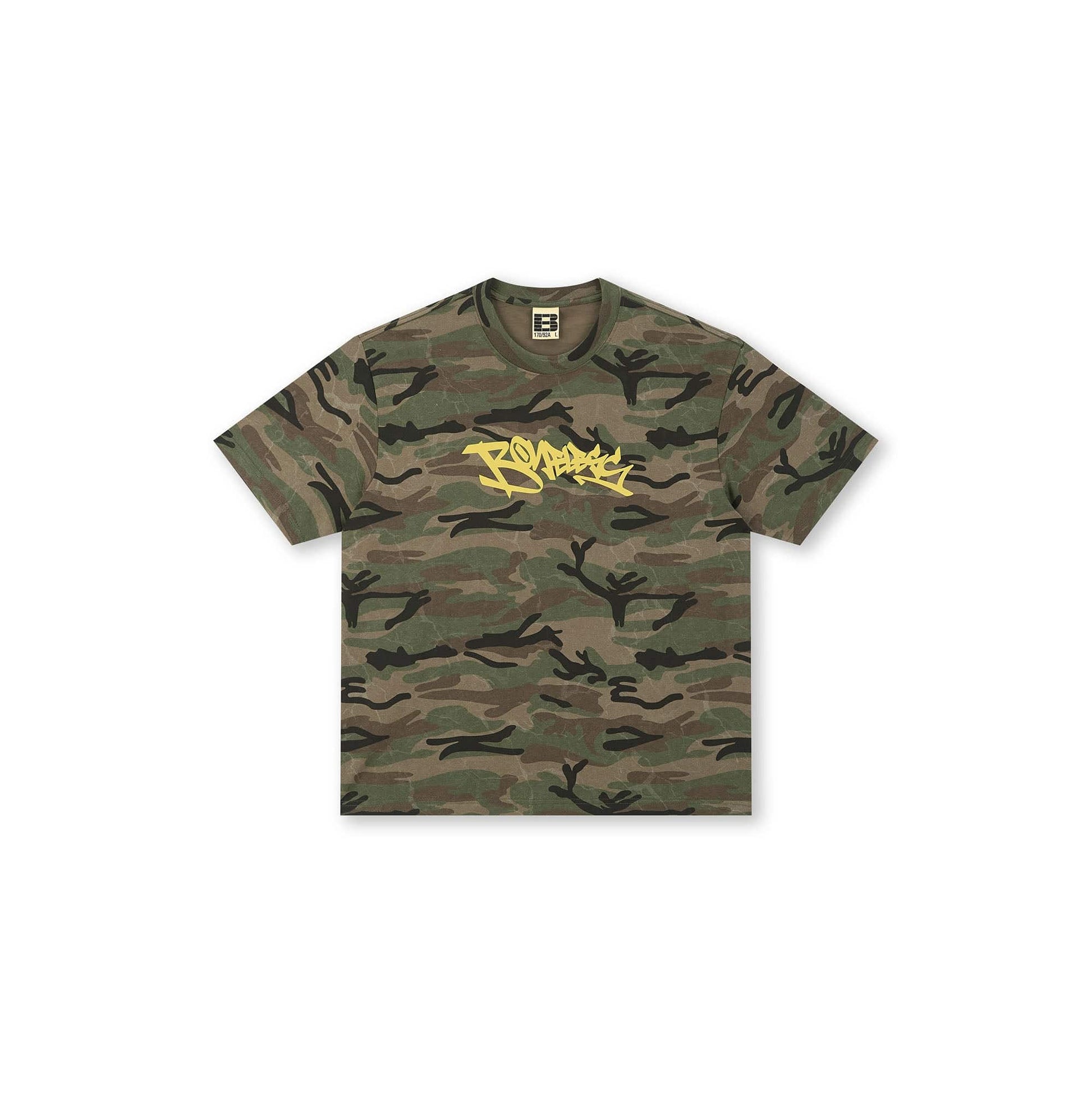 BONELESS Camo Graffiti T-Shirt-T Shirt-S-Multicolor-Free Shipping Leatheretro