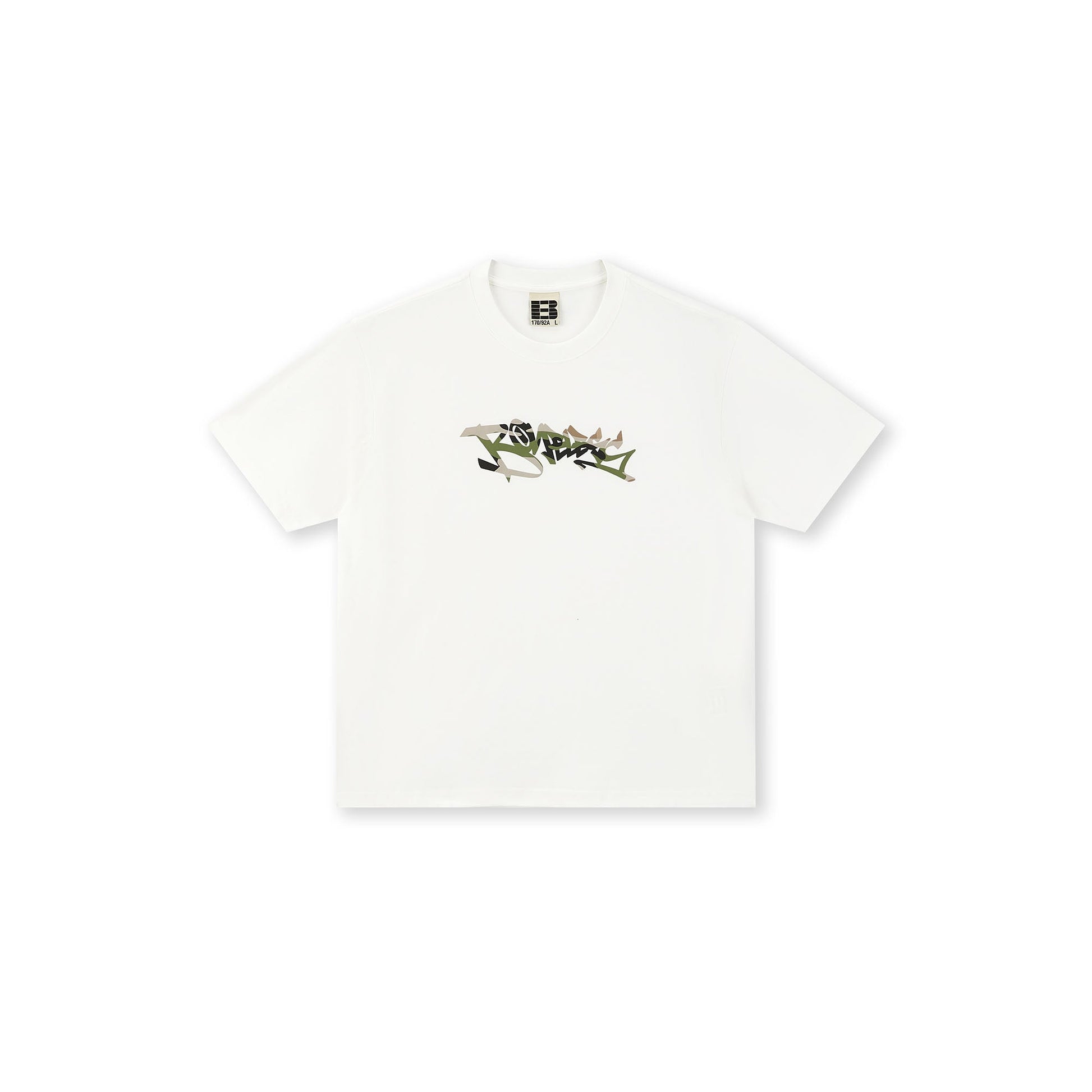BONELESS Camo Graffiti T-Shirt-T Shirt-S-White-Free Shipping Leatheretro