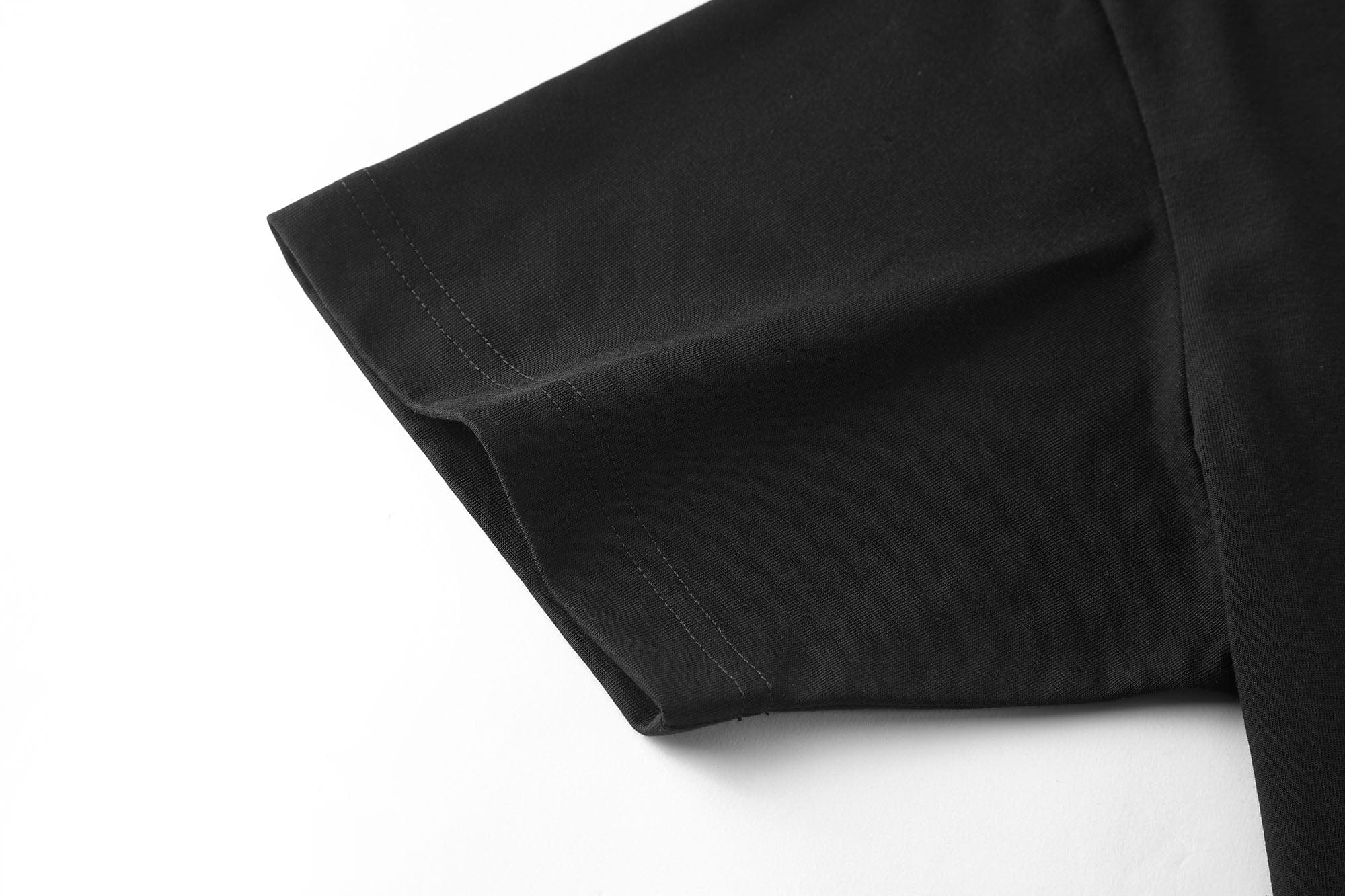 BONELESS Dachshund Patch Sorona T-Shirt-T Shirt-S-Black-Free Shipping Leatheretro