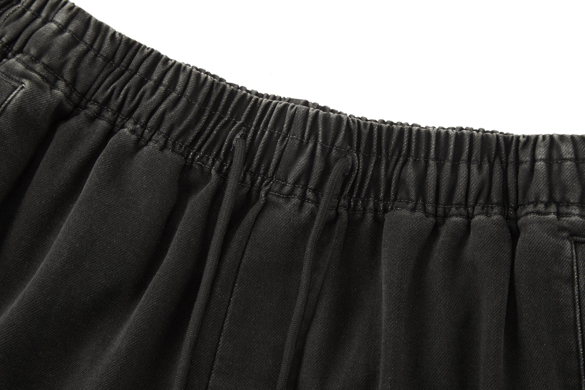 BONELESS Washed Embroidered LOGO Drawstring Shorts-Shorts-S-Free Shipping Leatheretro