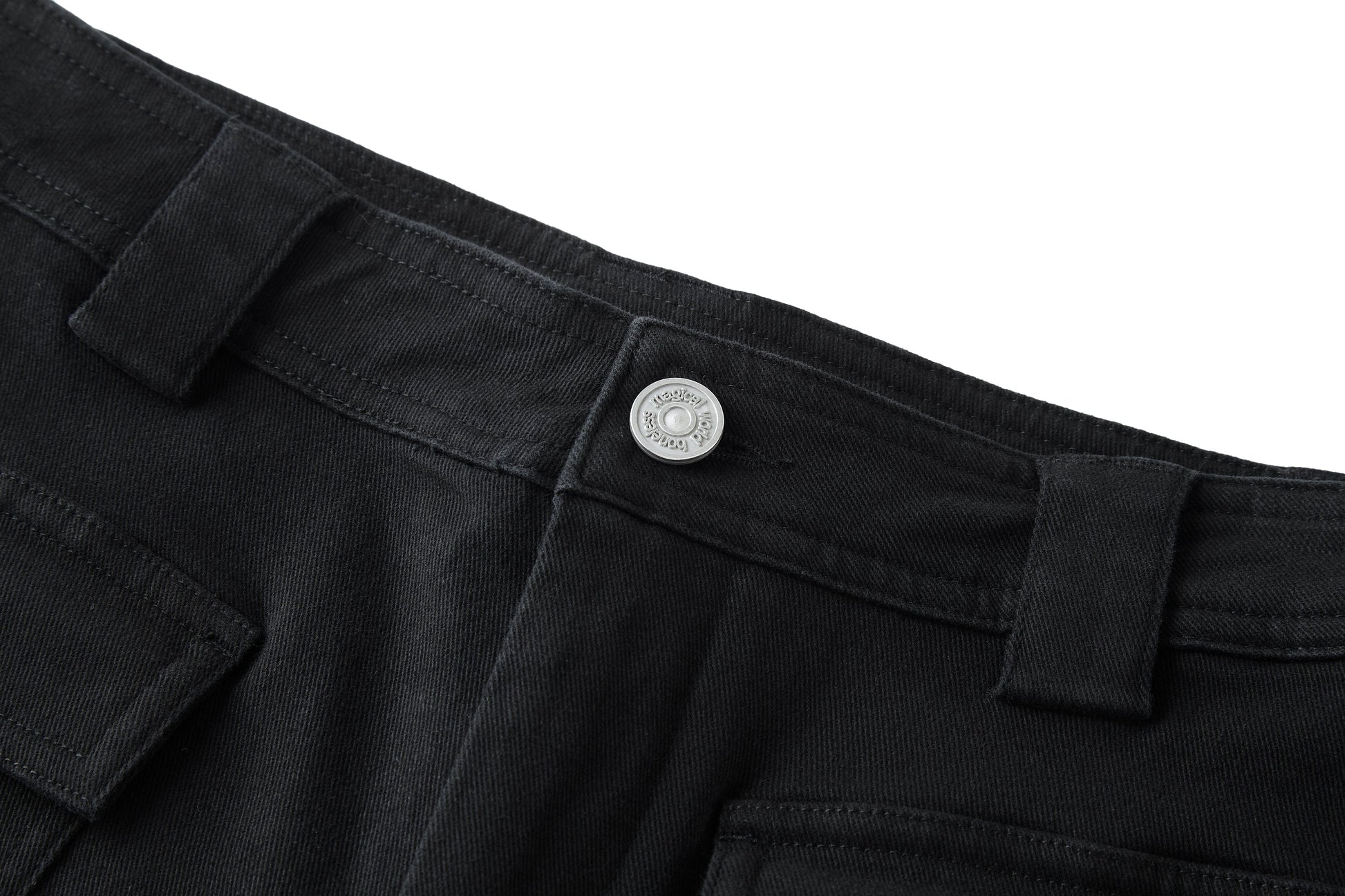 BONELESS Multi-Pocket Embroidered Patchwork Straight-Leg Shorts-Shorts-S-Free Shipping Leatheretro