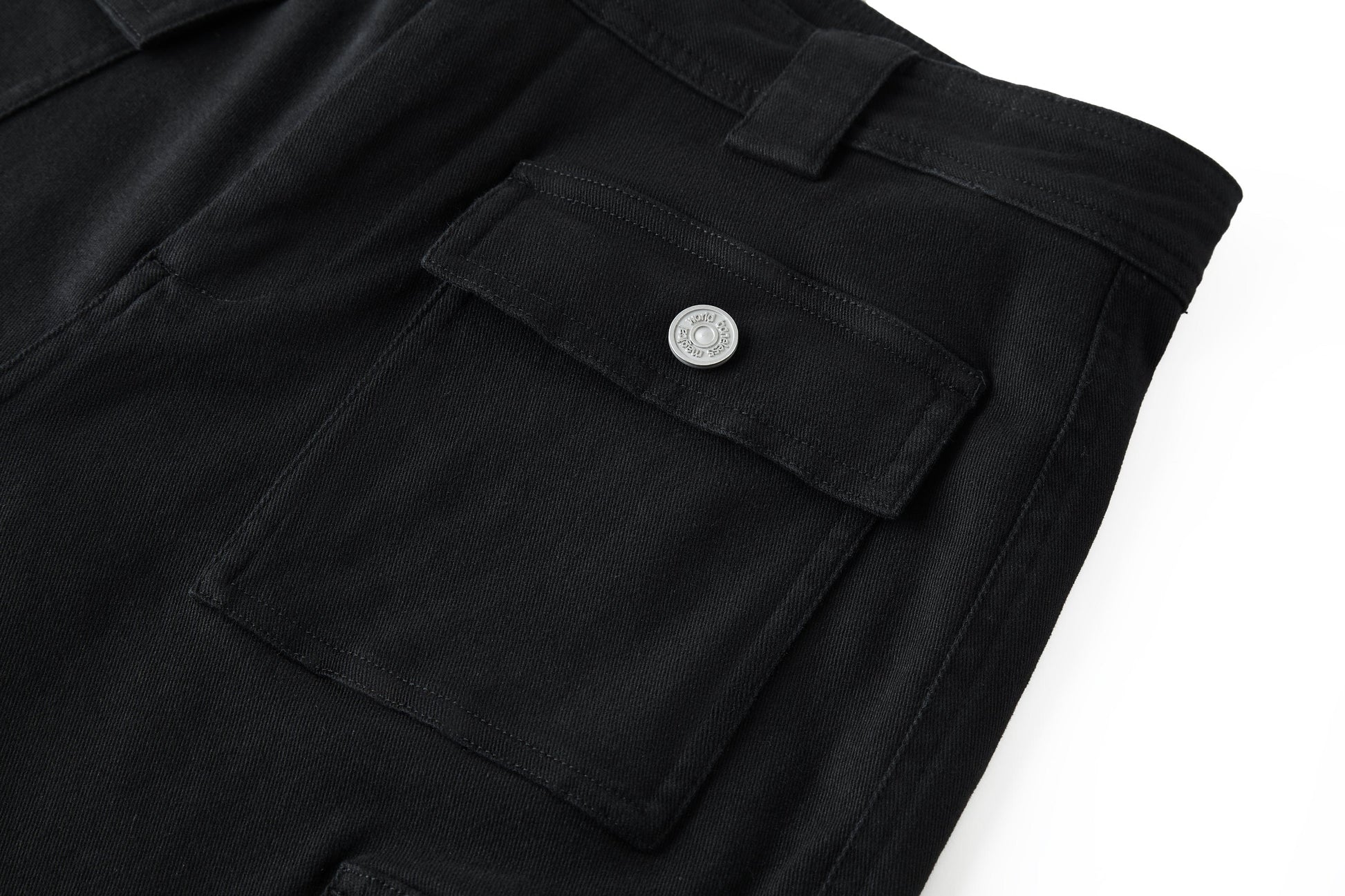 BONELESS Multi-Pocket Embroidered Patchwork Straight-Leg Shorts-Shorts-S-Free Shipping Leatheretro