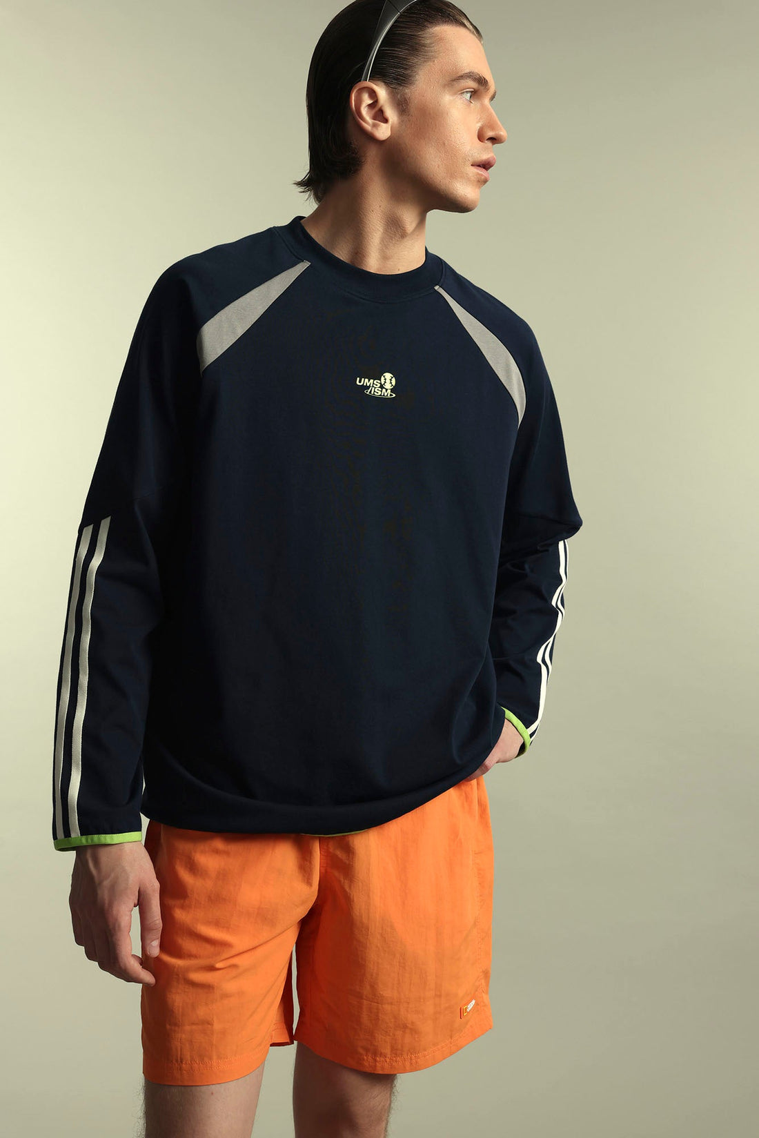 UMAMIISM Side Stripe Raglan Quick-Dry Long-Sleeve Tee-L/S Tee-XS-Free Shipping Leatheretro