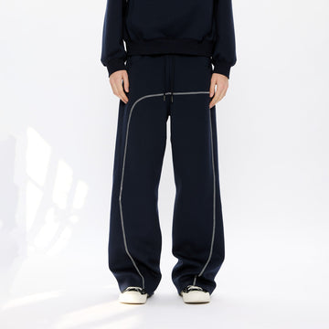 KREATE Contrast Stitch Sweatpants-Jeans-S-Free Shipping Leatheretro