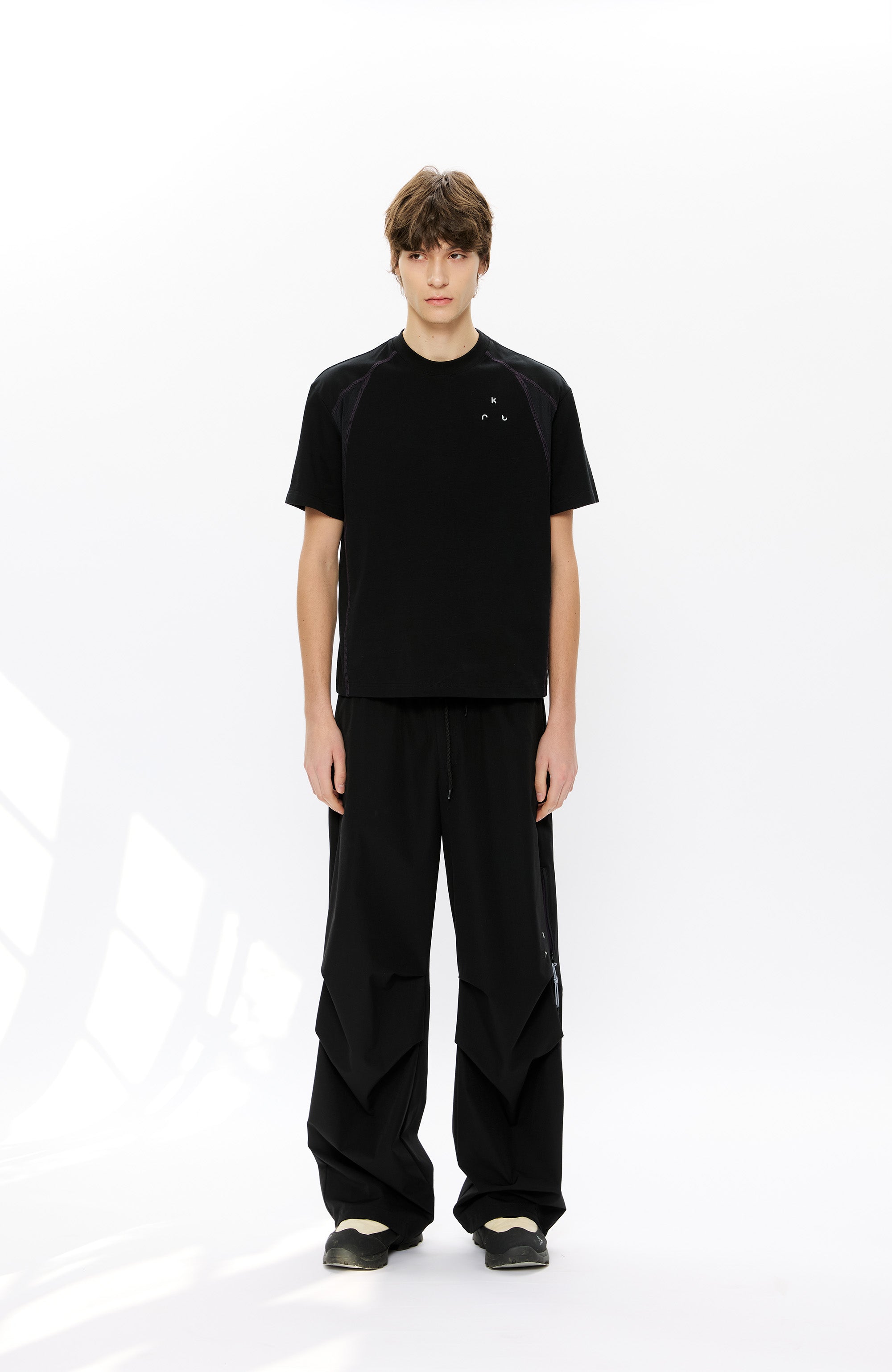 KREATE Parachute Cargo Pants-Jeans-S-Black-Free Shipping Leatheretro