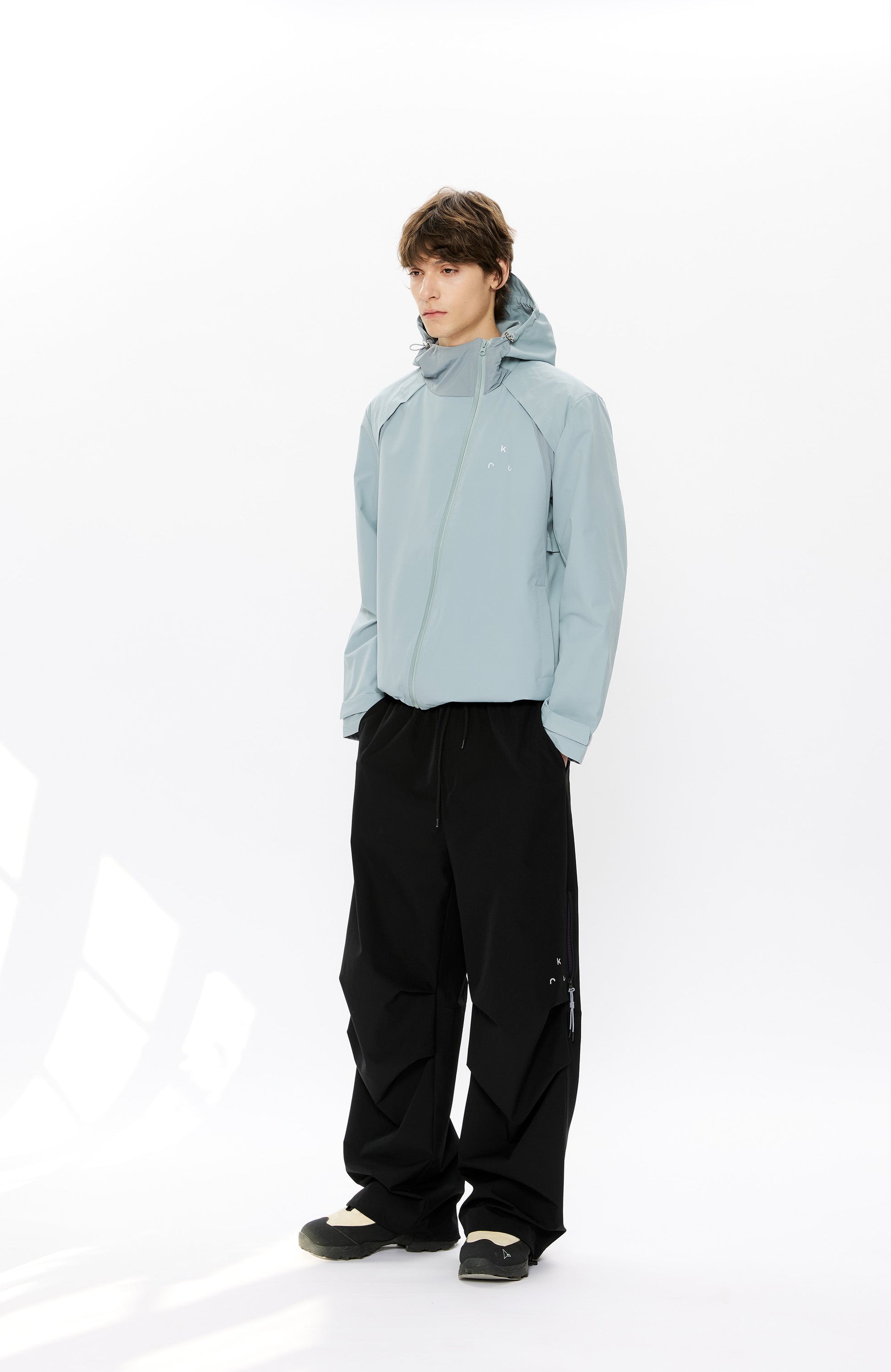 KREATE Parachute Cargo Pants-Jeans-S-Black-Free Shipping Leatheretro