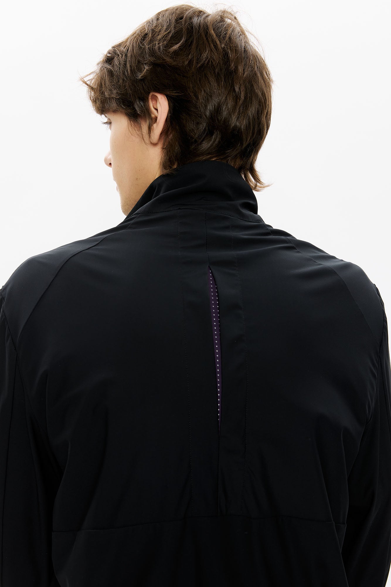 KREATE Asymmetrical Double-Zip High-Neck Hooded Jacket-Jacket-S-Black-Free Shipping Leatheretro