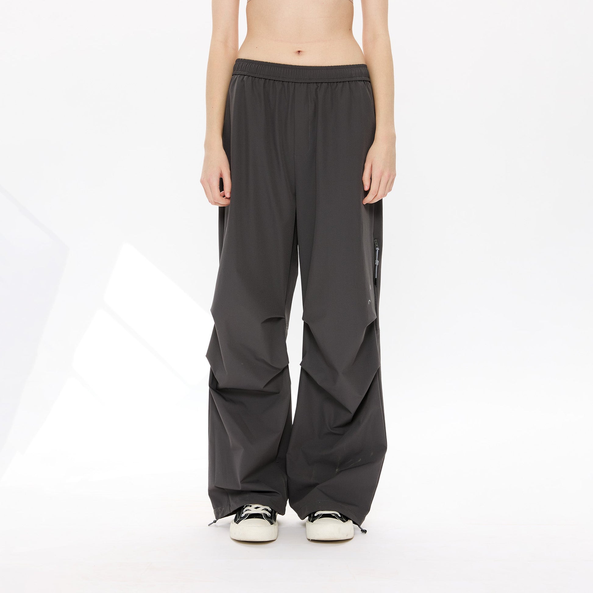 KREATE Parachute Cargo Pants-Jeans-S-Gray-Free Shipping Leatheretro