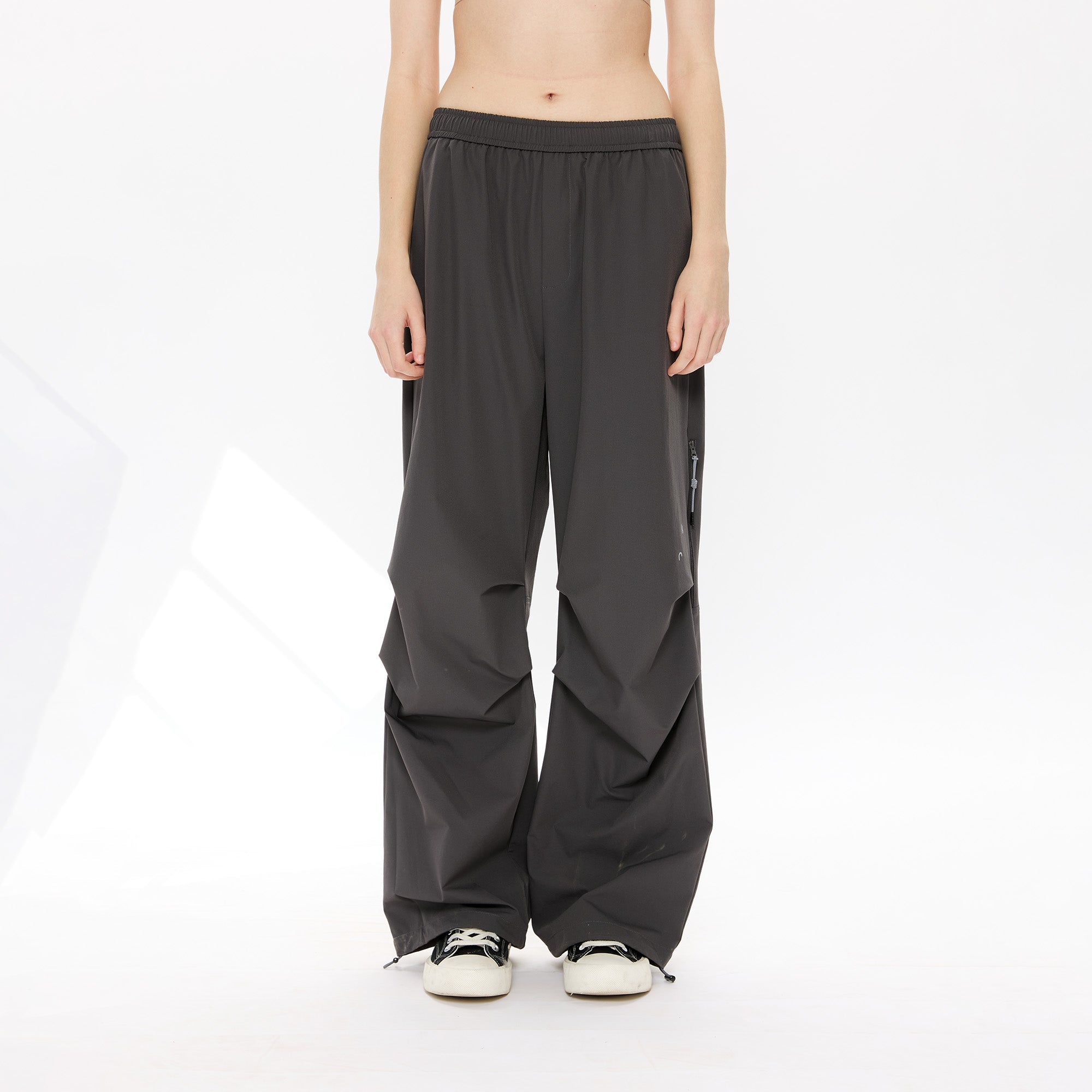 KREATE Parachute Cargo Pants-Jeans-S-Gray-Free Shipping Leatheretro
