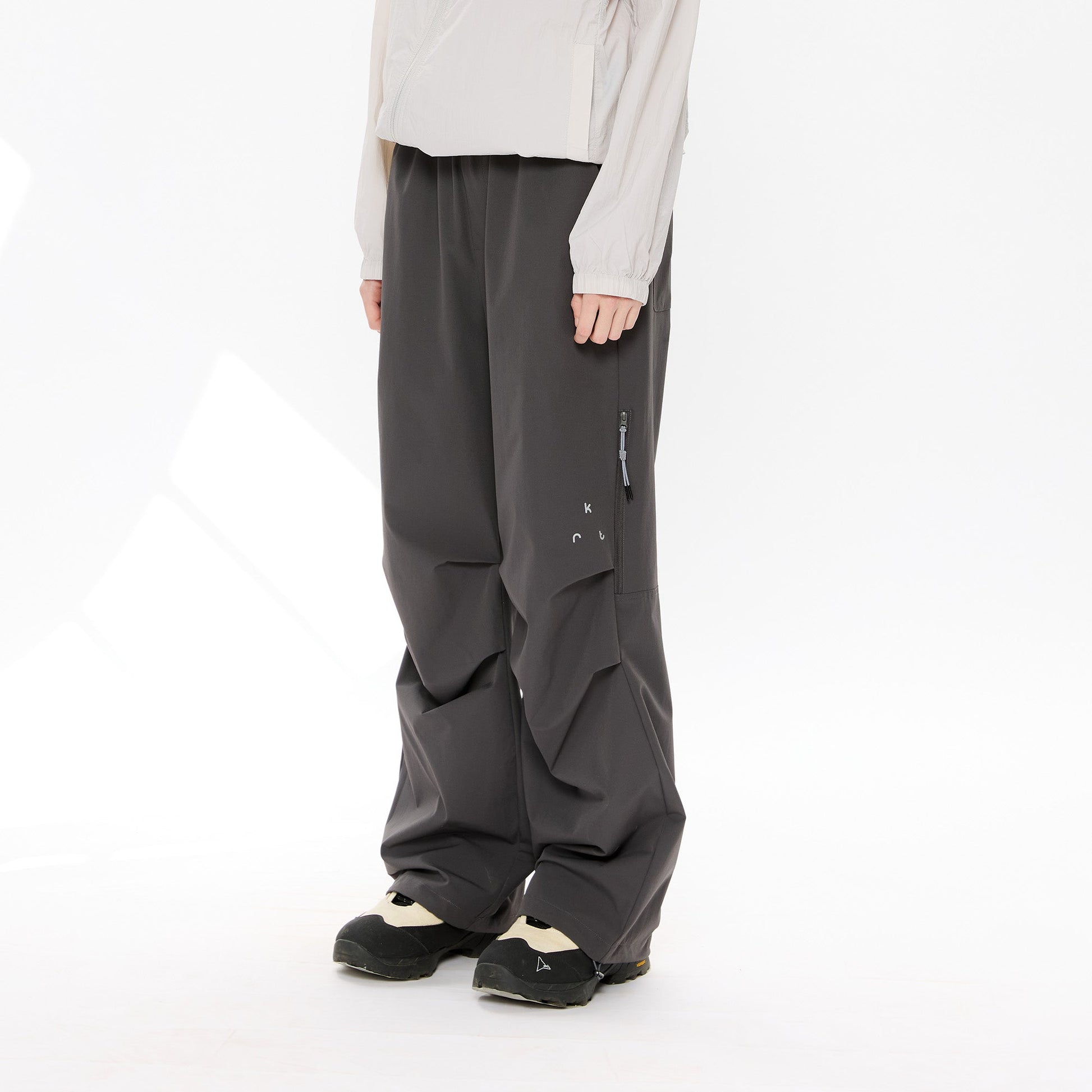 KREATE Parachute Cargo Pants-Jeans-S-Black-Free Shipping Leatheretro
